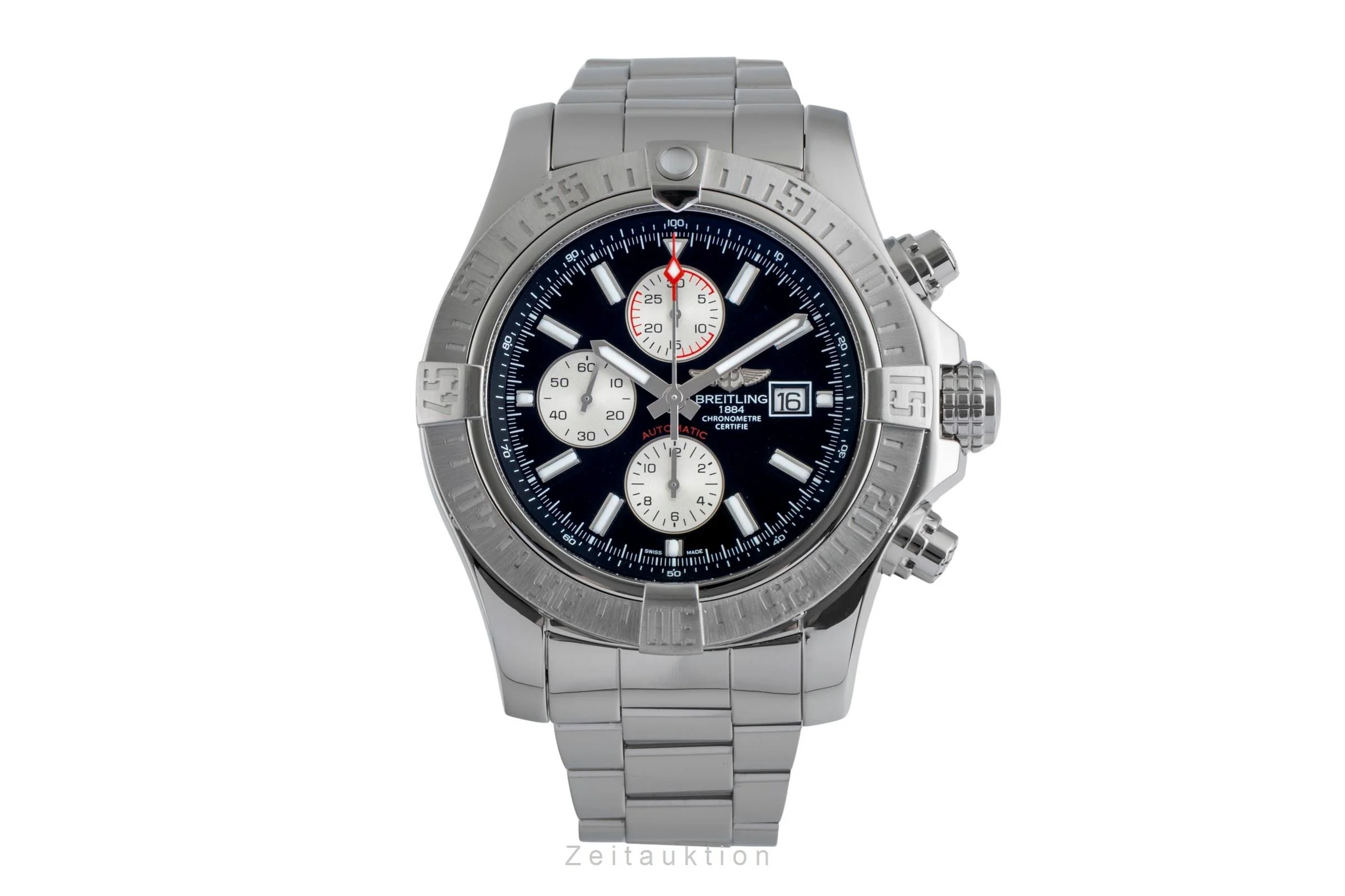 Breitling Super Avenger II chronograph steel automatic men's watch A13371  [2504308] - Image 5