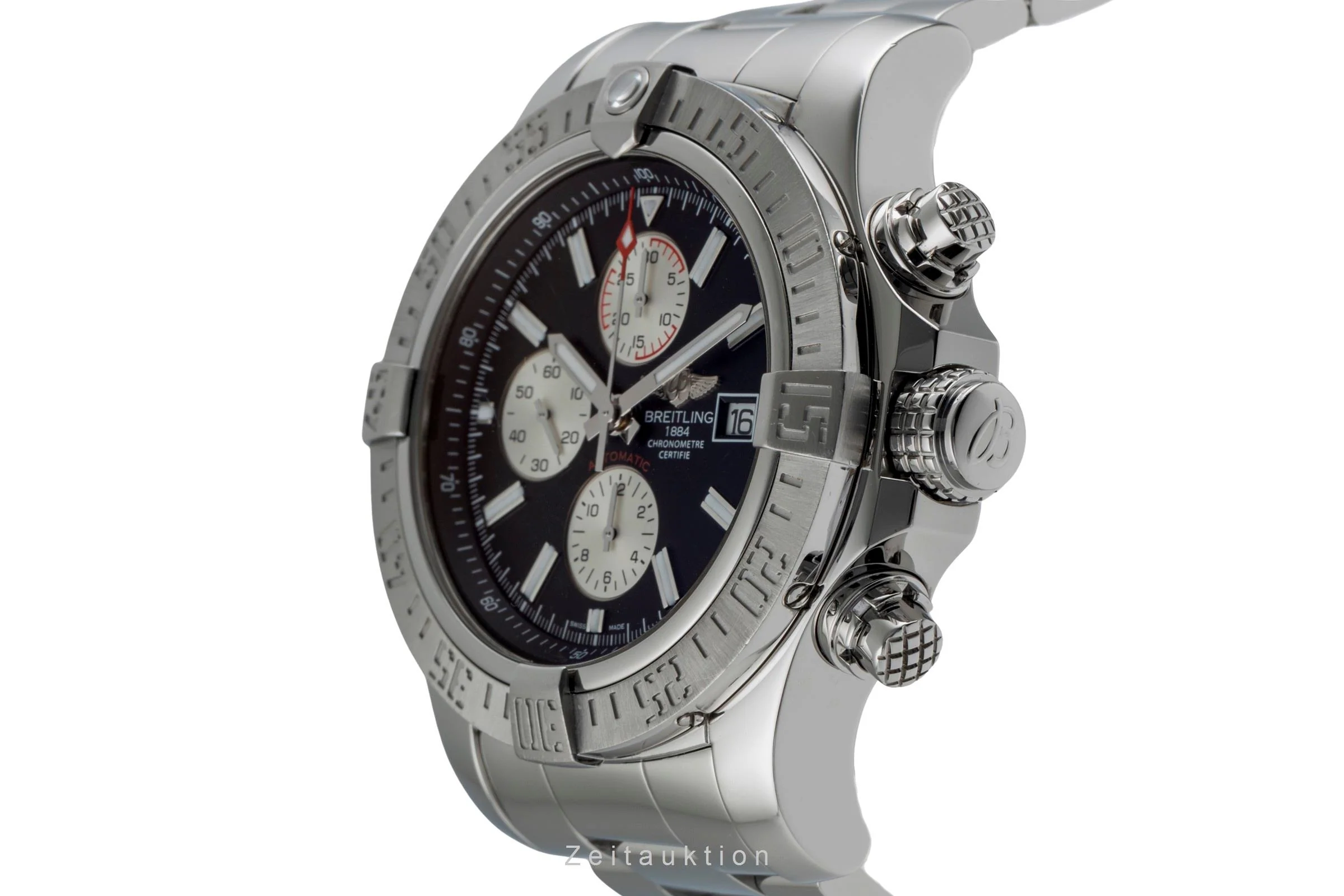 Breitling Super Avenger II chronograph steel automatic men's watch A13371  [2504308] - Image 8
