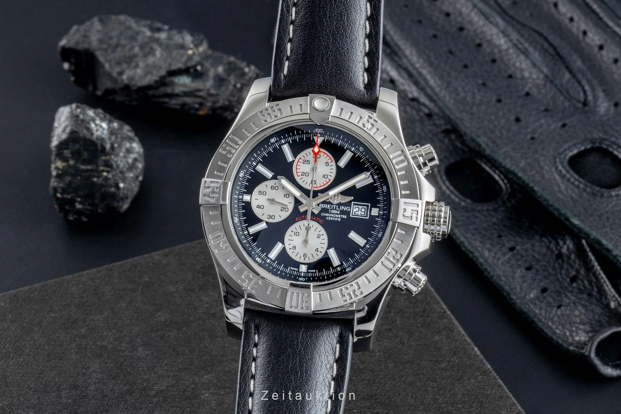 Breitling Super Avenger II chronograph steel automatic men's watch A13371  [2506190] - Image 2