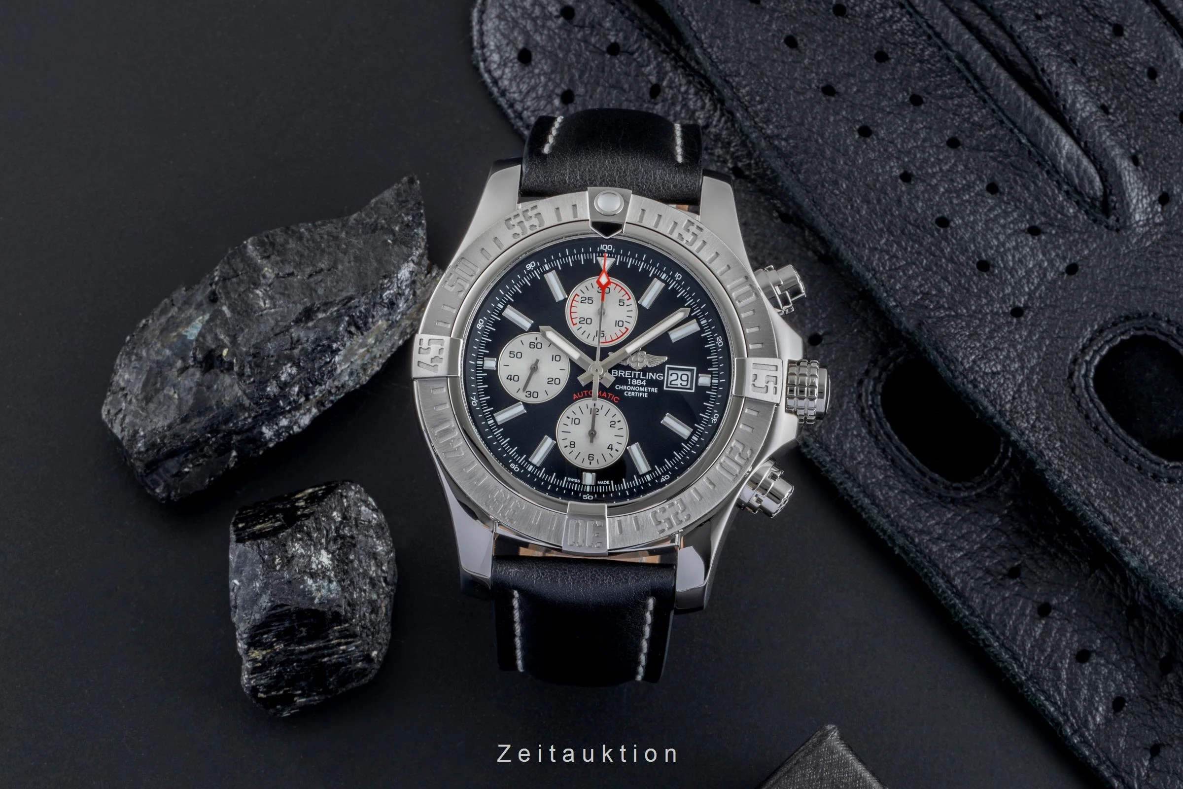 Breitling Super Avenger II chronograph steel automatic men's watch A13371  [2506190] - Image 4