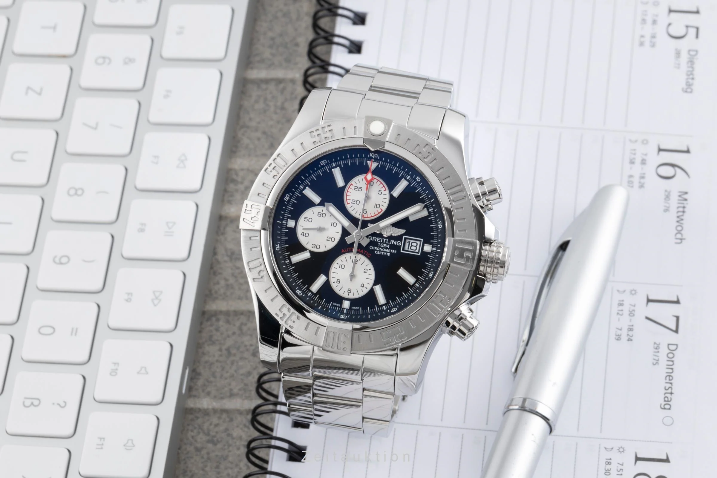 Breitling Super Avenger II chronograph steel automatic men's watch A1337111/BC29/168A  [2502980] - Image 4