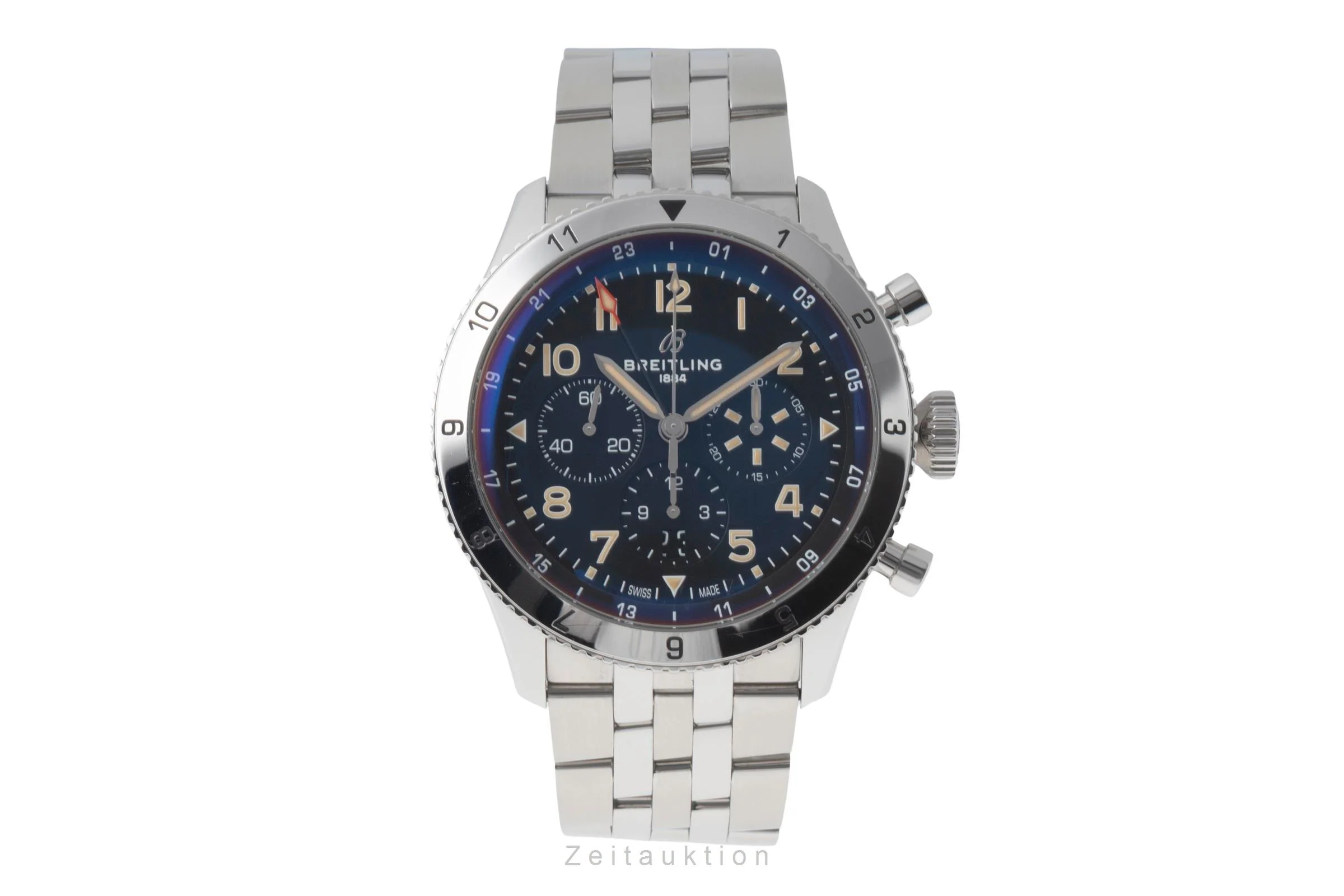 Breitling Super Avi chronograph steel automatic men's watch AB04453A1B1A1 LP: 11500EUR  [2600453] - Image 5