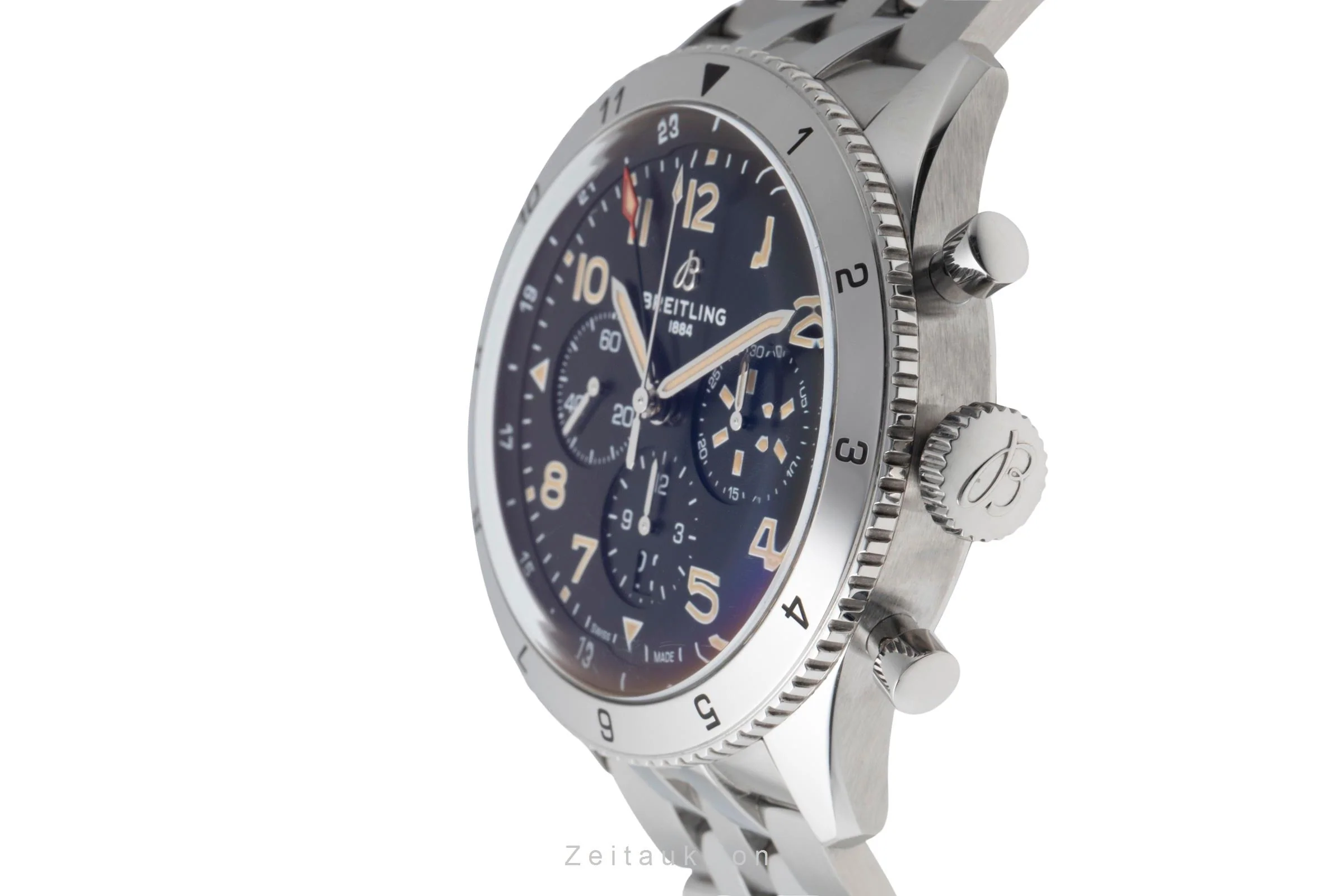 Breitling Super Avi chronograph steel automatic men's watch AB04453A1B1A1 LP: 11500EUR  [2600453] - Image 7