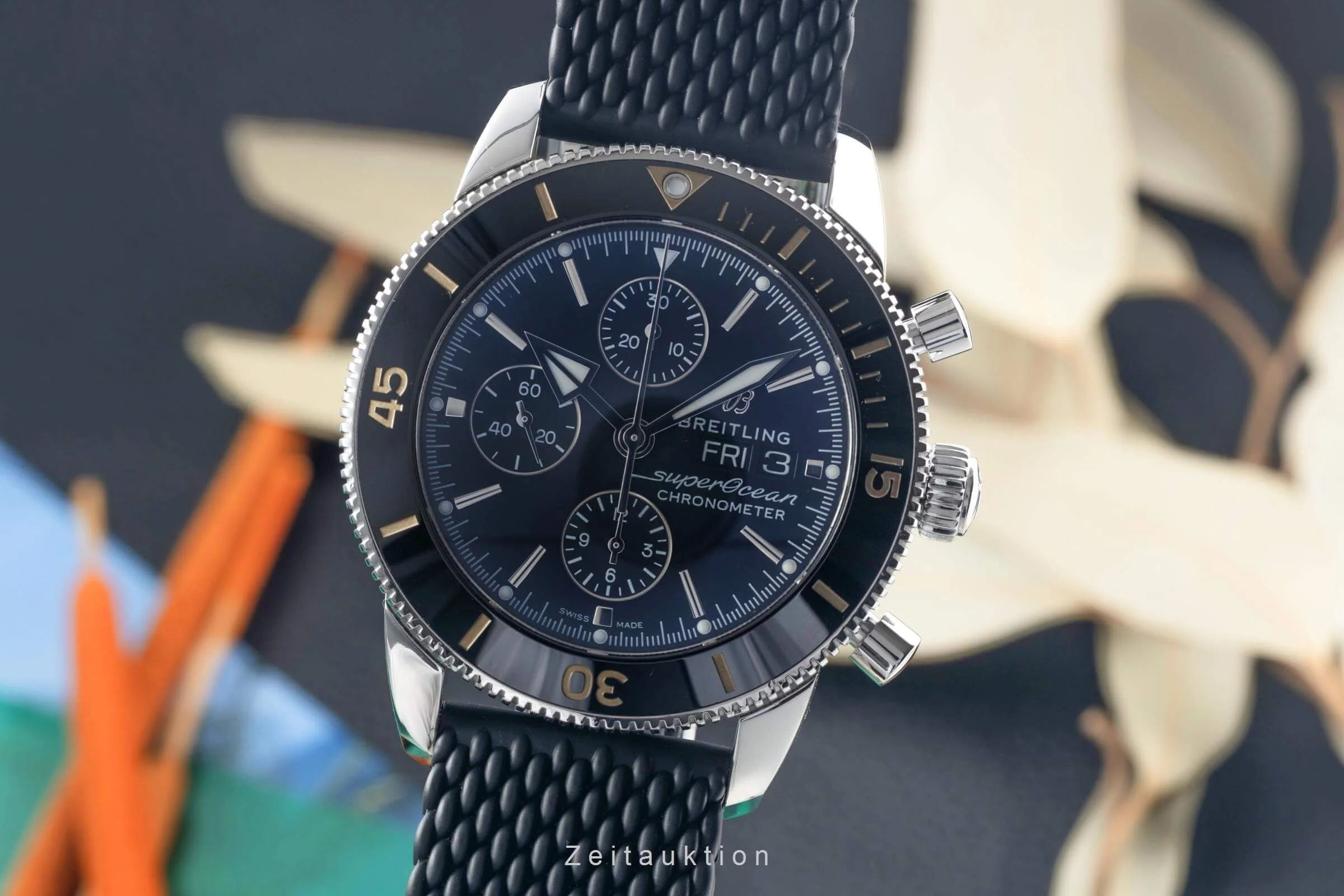 Breitling Superocean Chronograph chronograph steel automatic men's watch A13313121B1S1 LP: 8250EUR  [2501083] - Image 2