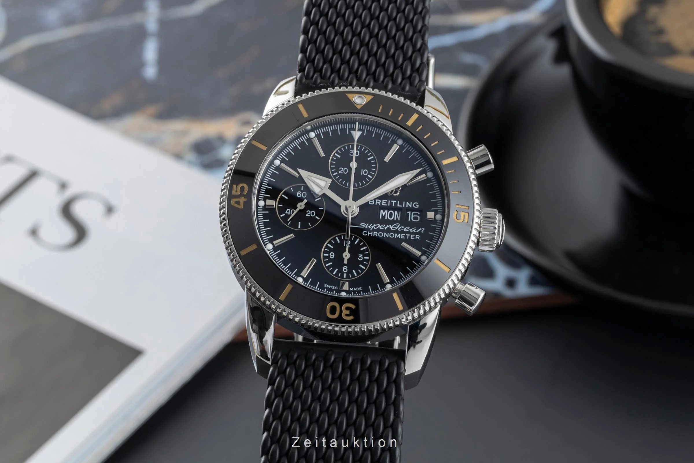 Breitling Superocean Chronograph chronograph steel automatic men's watch A13313121B1S1 LP: 8900EUR  [2504532] - Image 2
