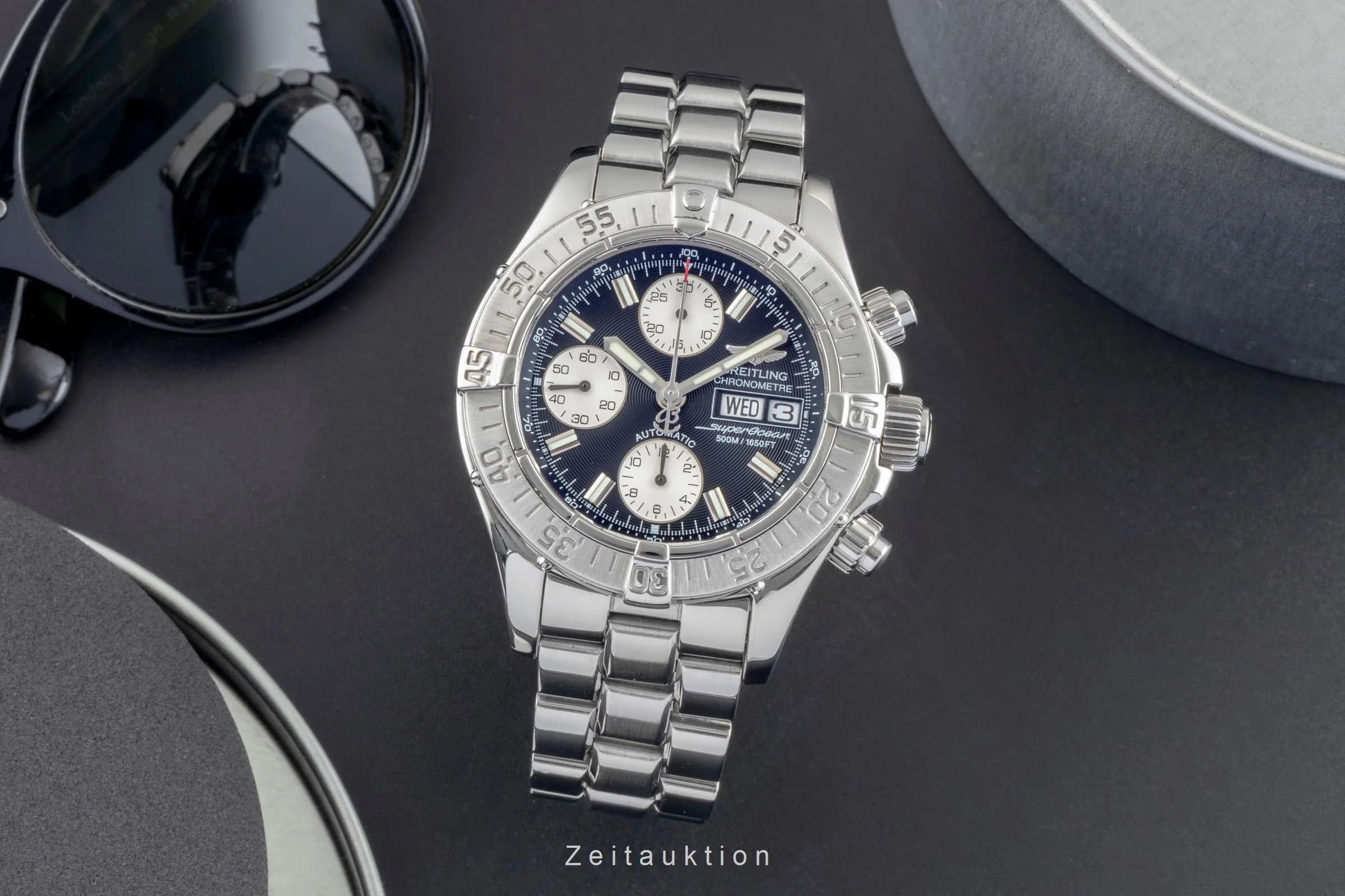 Breitling Superocean Chronograph chronograph steel automatic men's watch A13340  [2600088] - Image 4