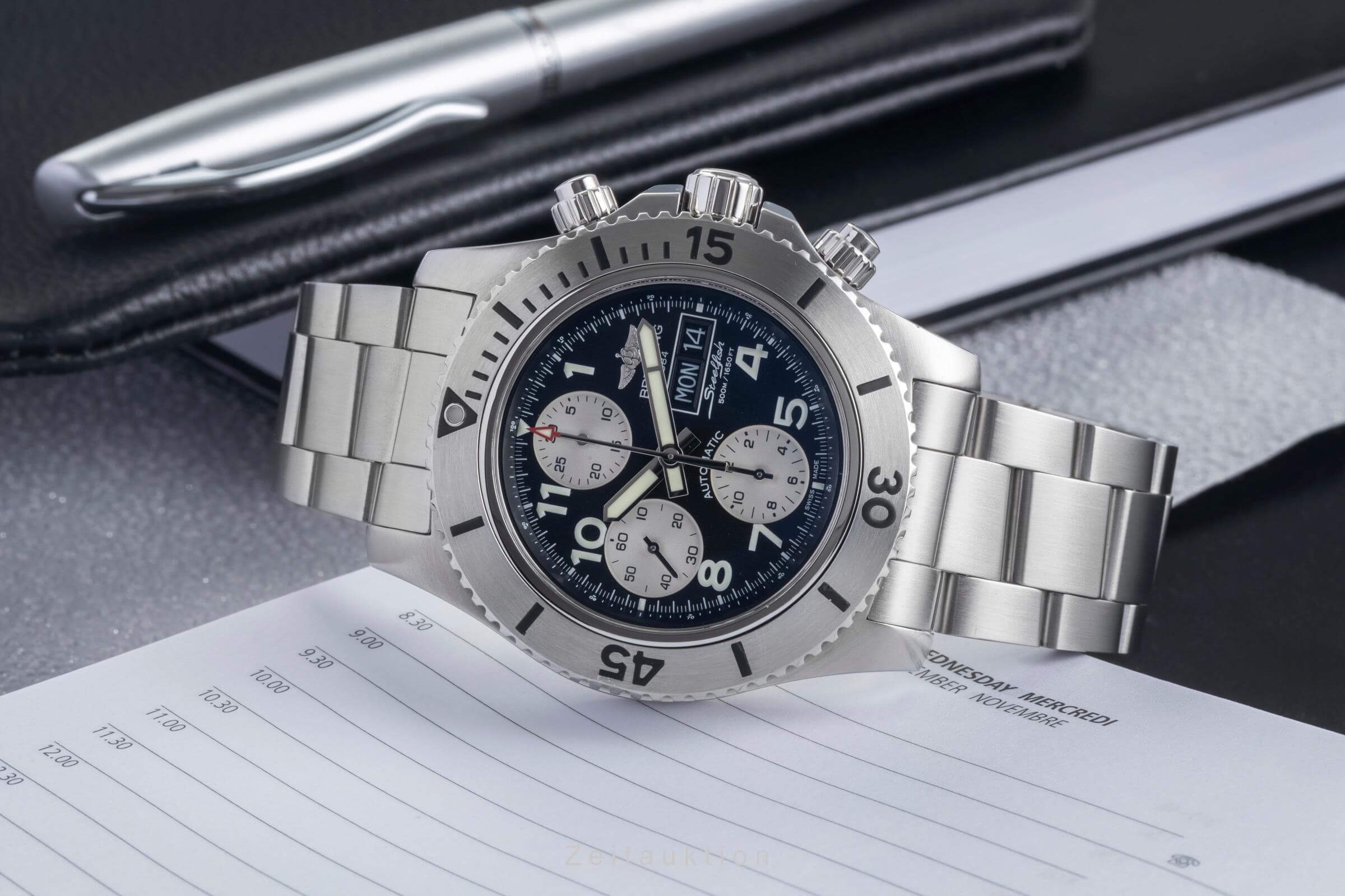 Breitling Superocean Chronograph chronograph steel automatic men's watch A13341  [2500480] - Image 3