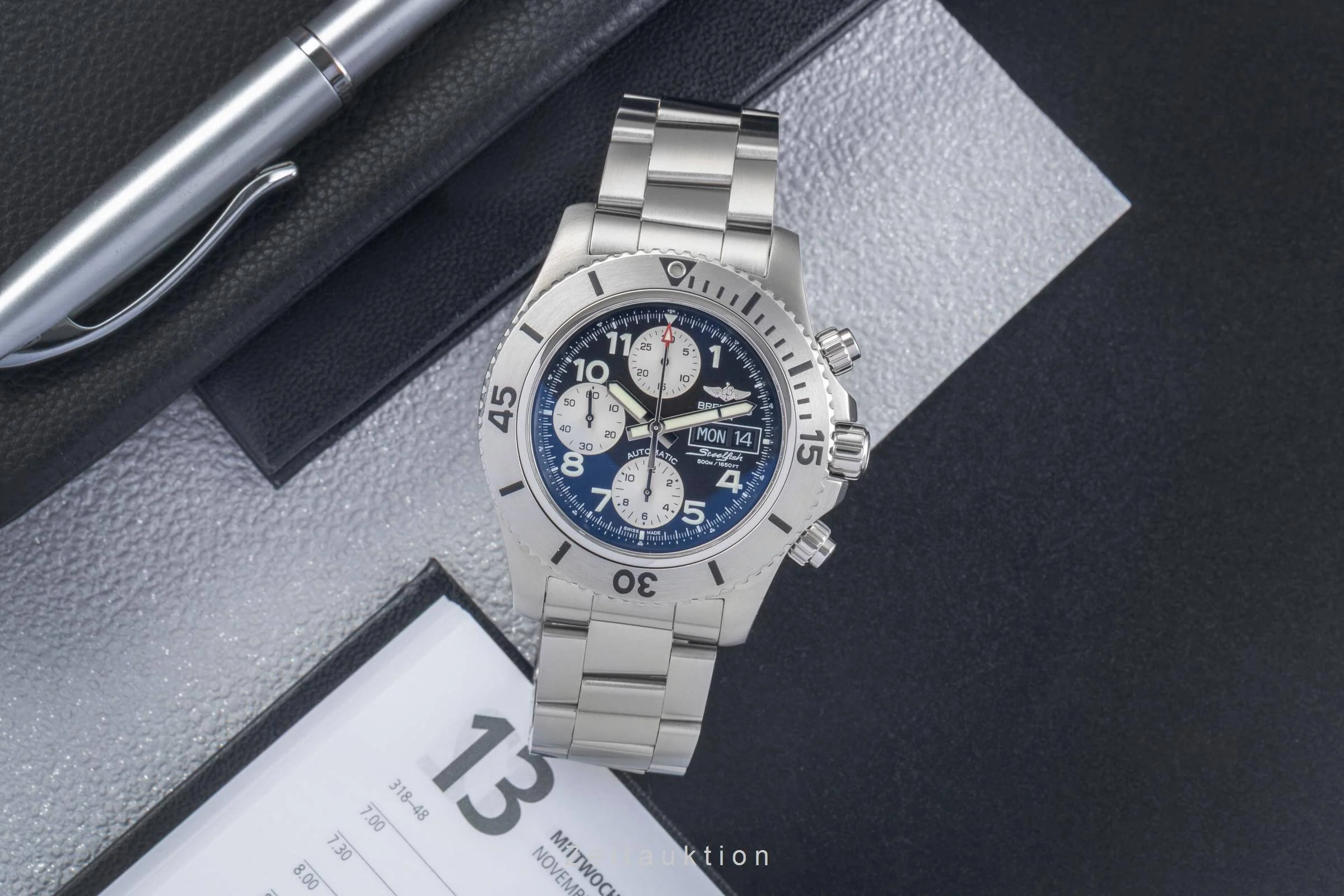 Breitling Superocean Chronograph chronograph steel automatic men's watch A13341  [2500480] - Image 4