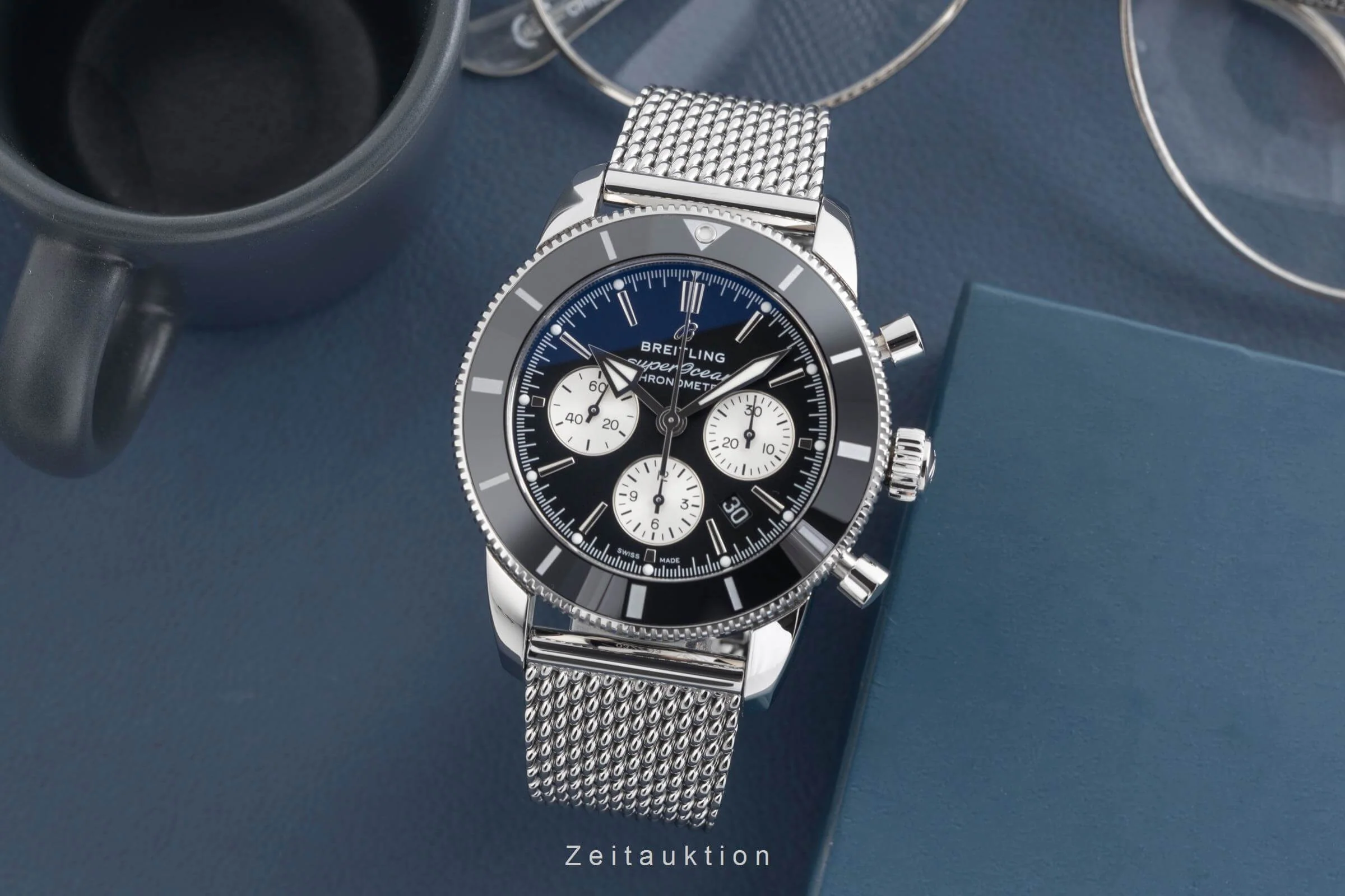 Breitling Superocean Chronograph chronograph steel automatic men's watch AB0162121B1A1 LP: 8850EUR  [2502270] - Image 4