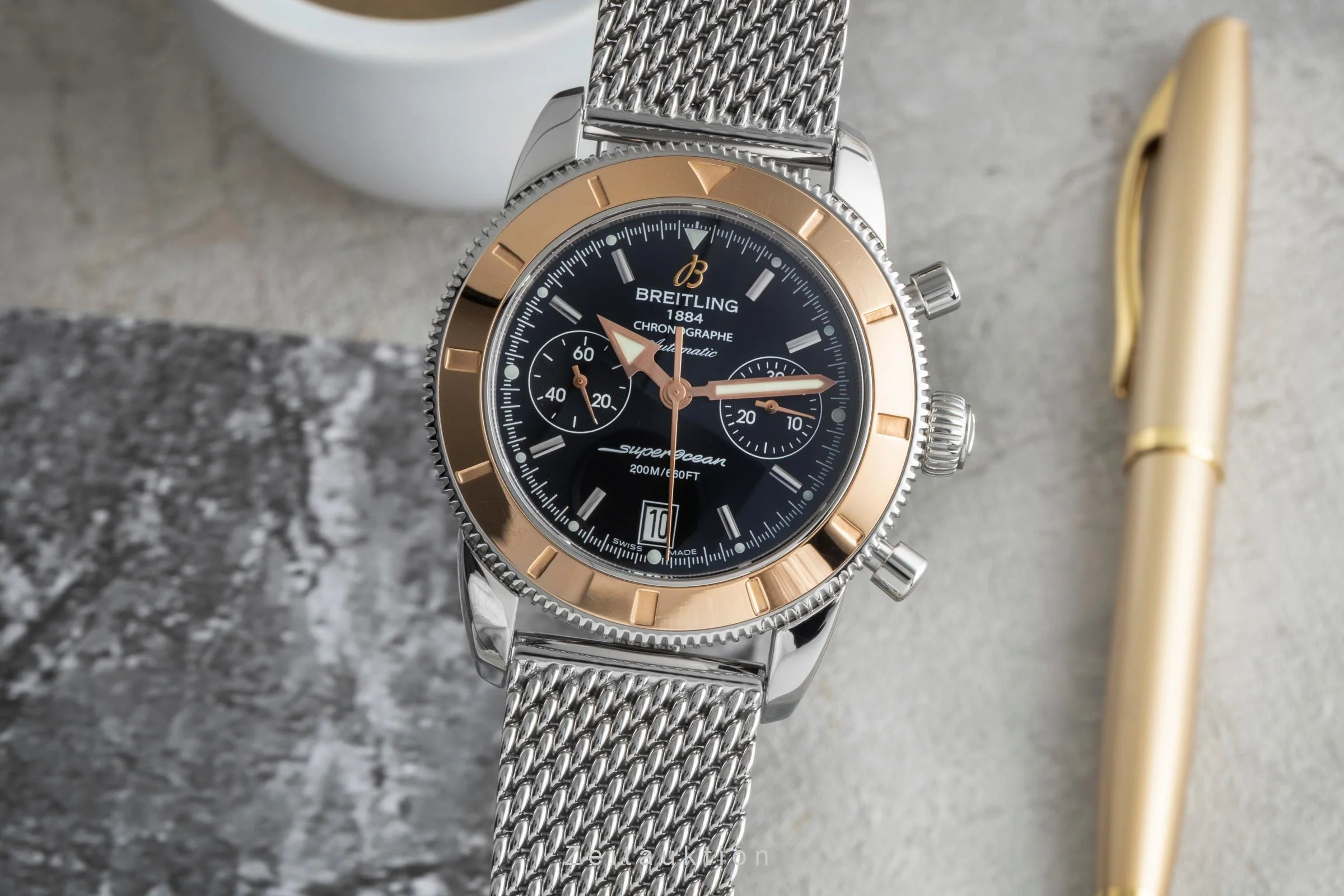 Breitling Superocean Chronograph chronograph steel / gold automatic men's watch U23370  [2505602] - Image 2