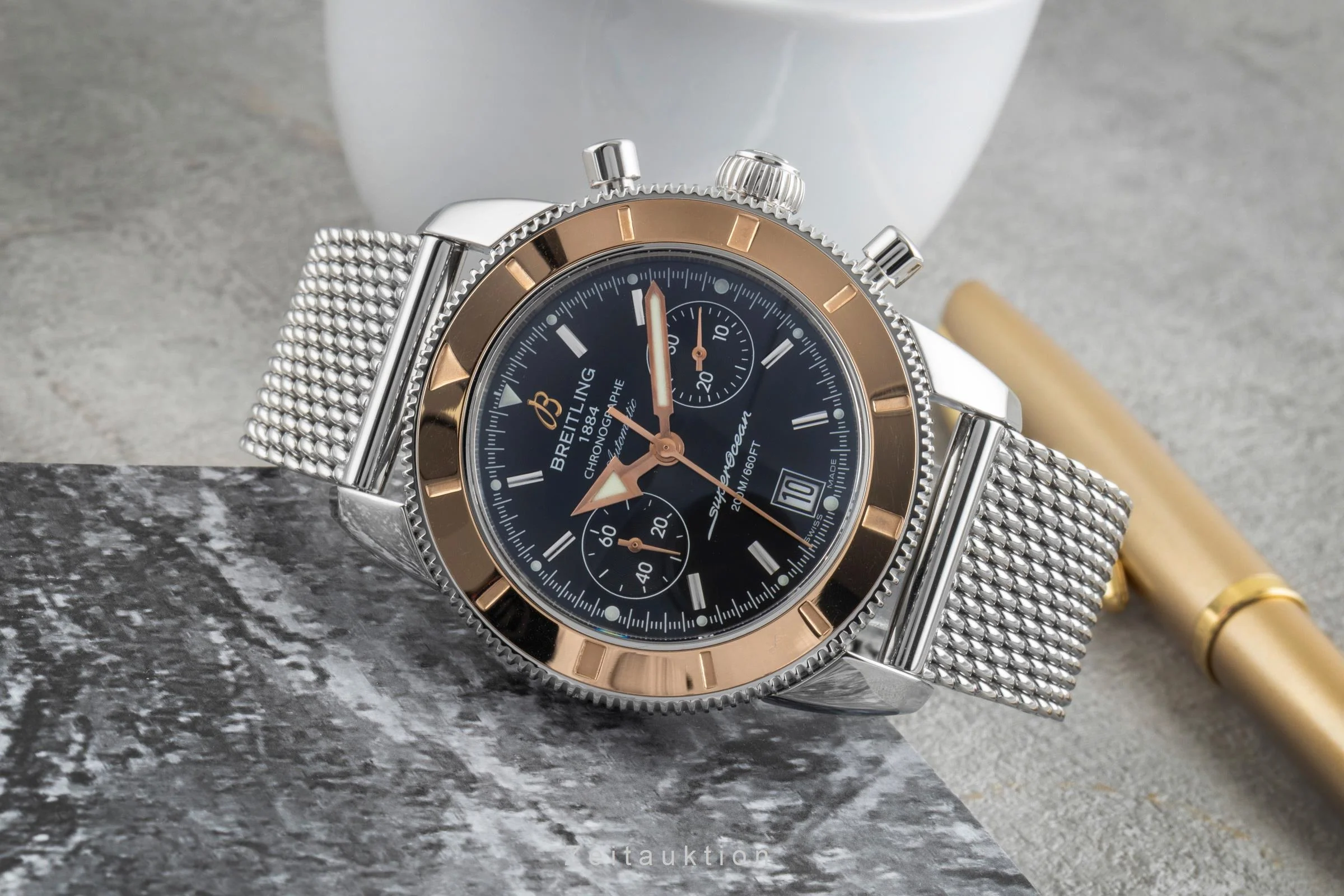Breitling Superocean Chronograph chronograph steel / gold automatic men's watch U23370  [2505602] - Image 3