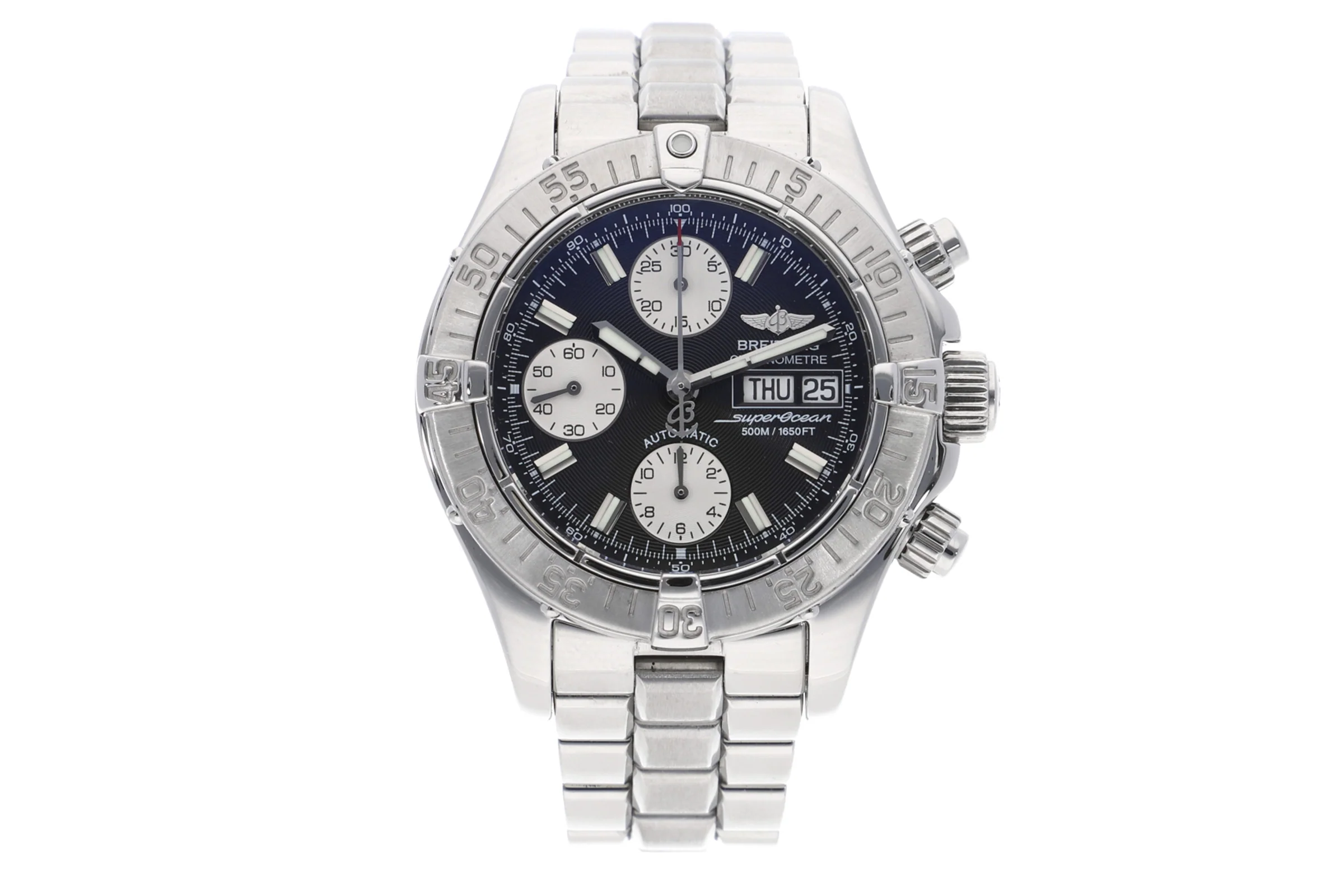 Breitling Superocean chronograph steel automatic men's watch A13340 LP: 7600EUR  [2110569] - Image 4