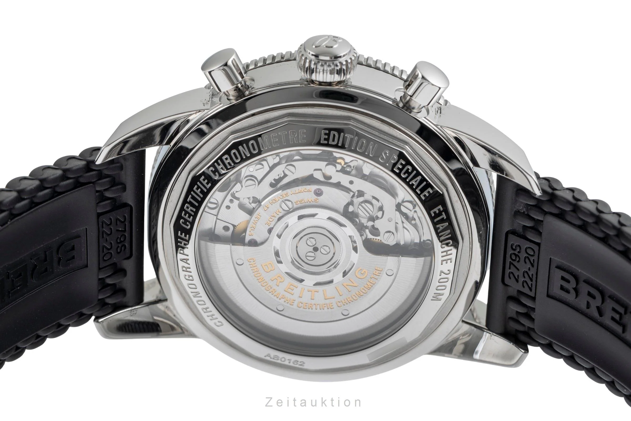 Breitling Superocean chronograph steel automatic men's watch AB0162121G1S1 LP: 8500EUR  [2504581] - Image 11