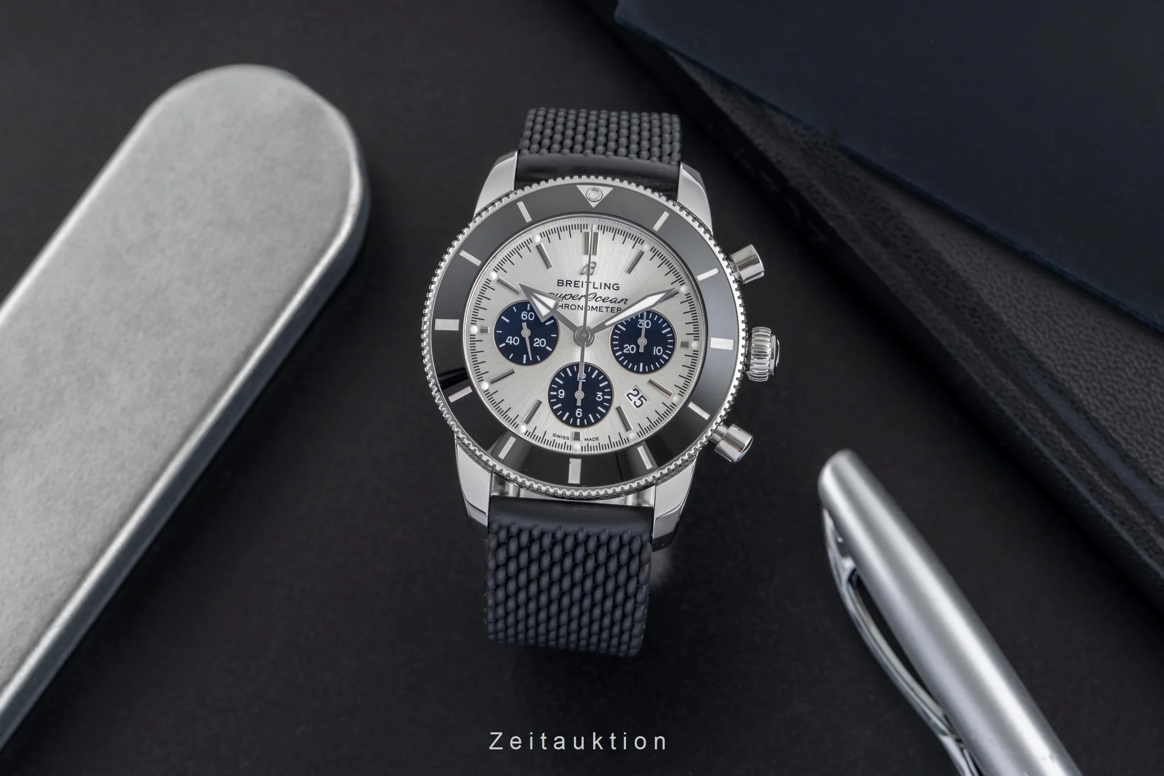 Breitling Superocean chronograph steel automatic men's watch AB0162121G1S1 LP: 8500EUR  [2504581] - Image 4