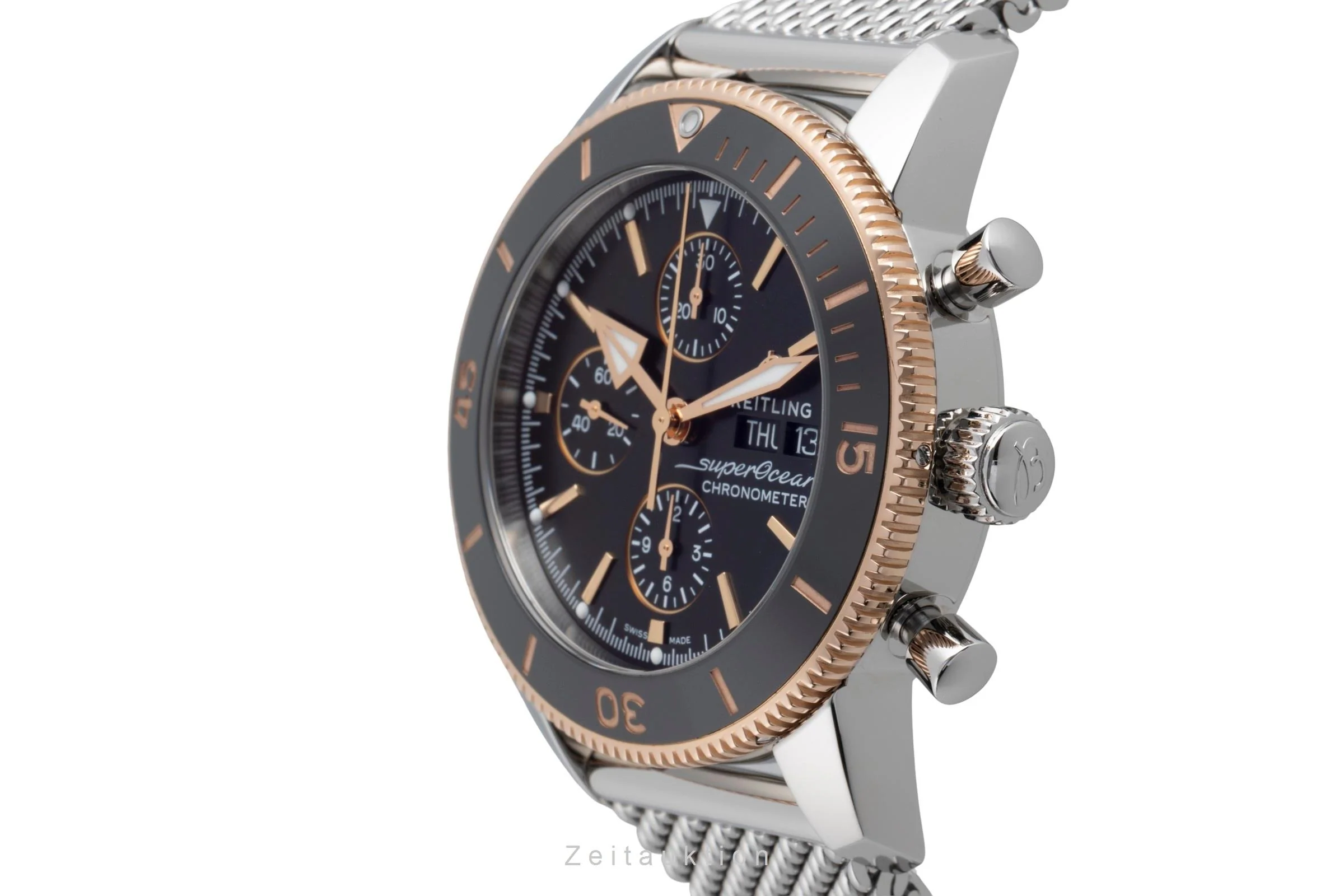 Breitling Superocean chronograph steel / gold automatic men's watch U13313 LP: 10200EUR  [2502879] - Image 7
