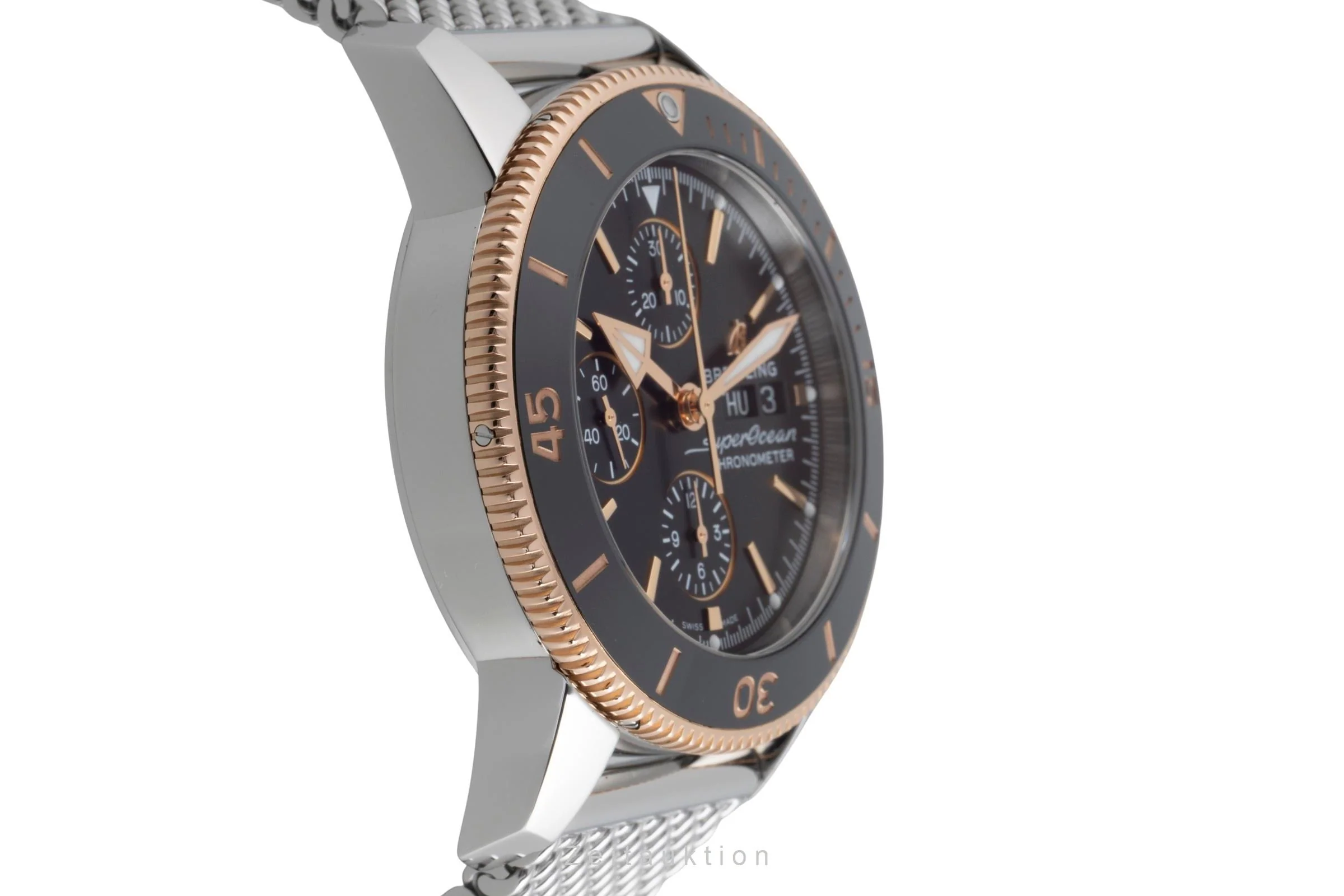 Breitling Superocean chronograph steel / gold automatic men's watch U13313 LP: 10200EUR  [2502879] - Image 8