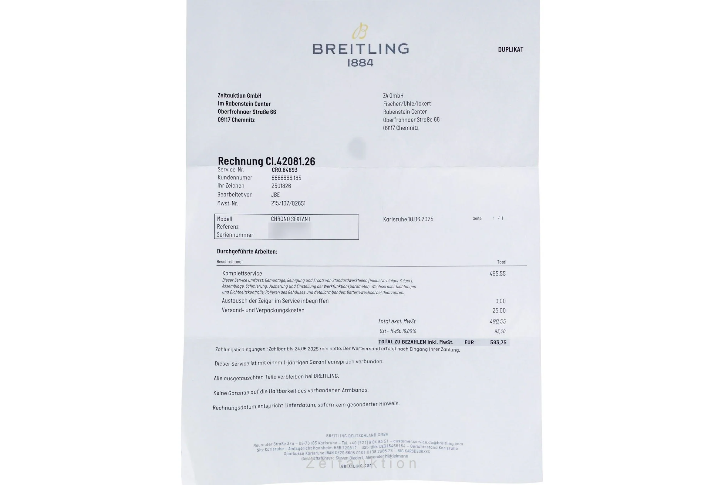 Breitling Superocean Heritage 42 steel automatic men's watch AB2010121B1S1 LP: 6100EUR  [2502295] - Image 14