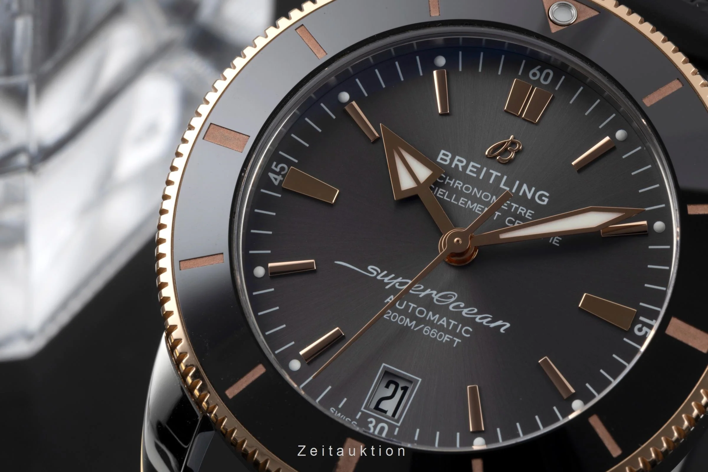 Breitling Superocean Heritage 42 steel / gold automatic men's watch UB2010 LP: 7050EUR Limited  [2506751] - Image 13
