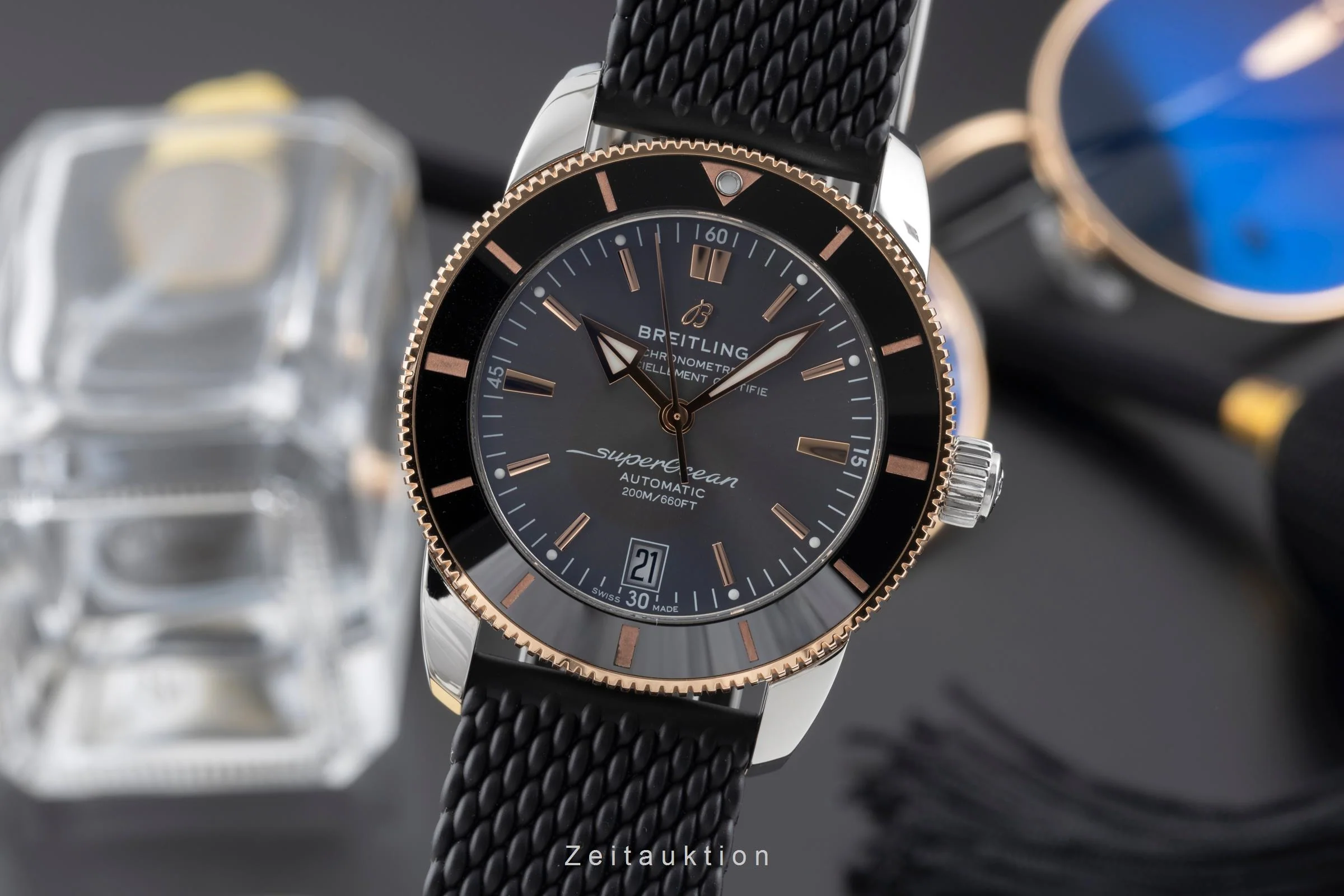 Breitling Superocean Heritage 42 steel / gold automatic men's watch UB2010 LP: 7050EUR Limited  [2506751] - Image 2