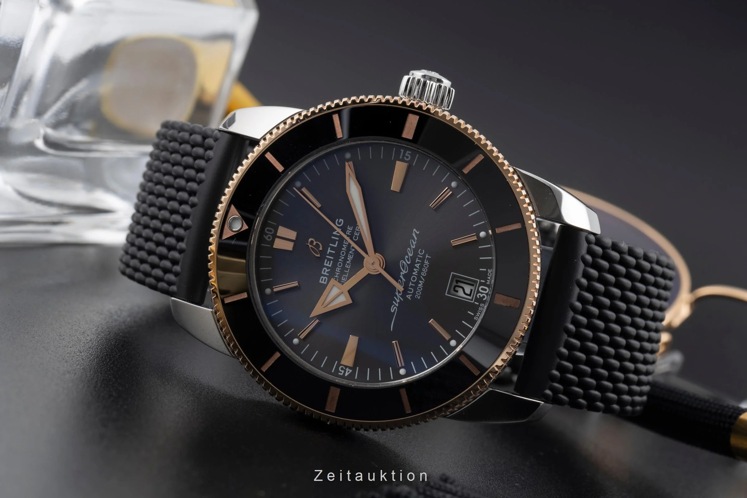 Breitling Superocean Heritage 42 steel / gold automatic men's watch UB2010 LP: 7050EUR Limited  [2506751] - Image 3