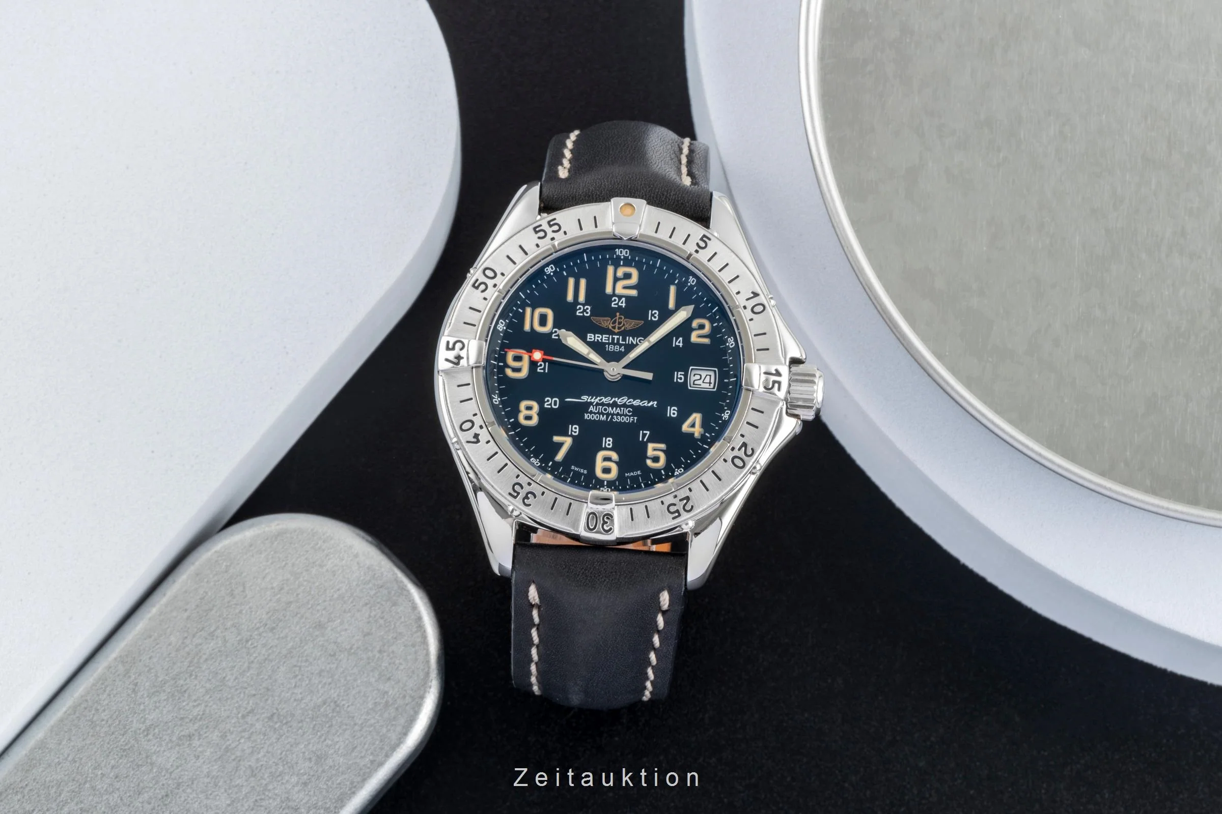 Breitling Superocean steel automatic men's watch A17040  [2507358] - Image 4