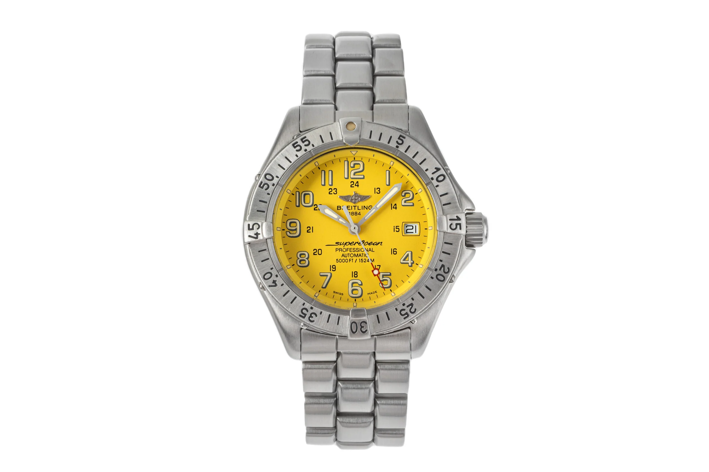 Breitling Superocean steel automatic men's watch A17045 LP: 4600EUR  [2206020] - Image 4