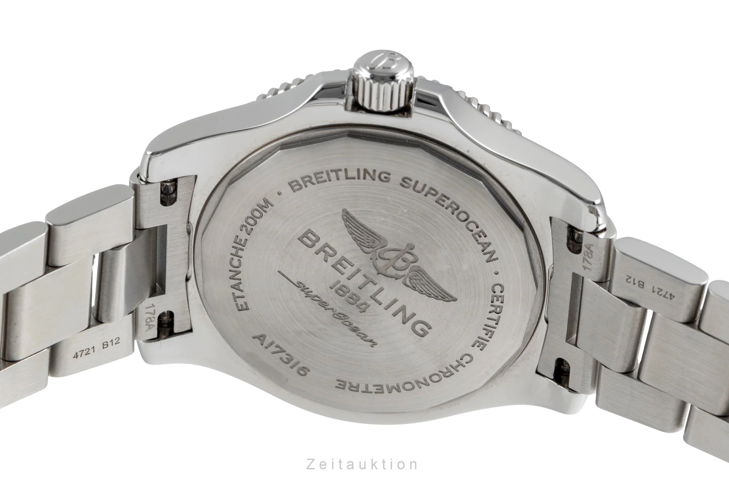 Breitling Superocean steel automatic men's watch A17316  [2505313] - Image 12