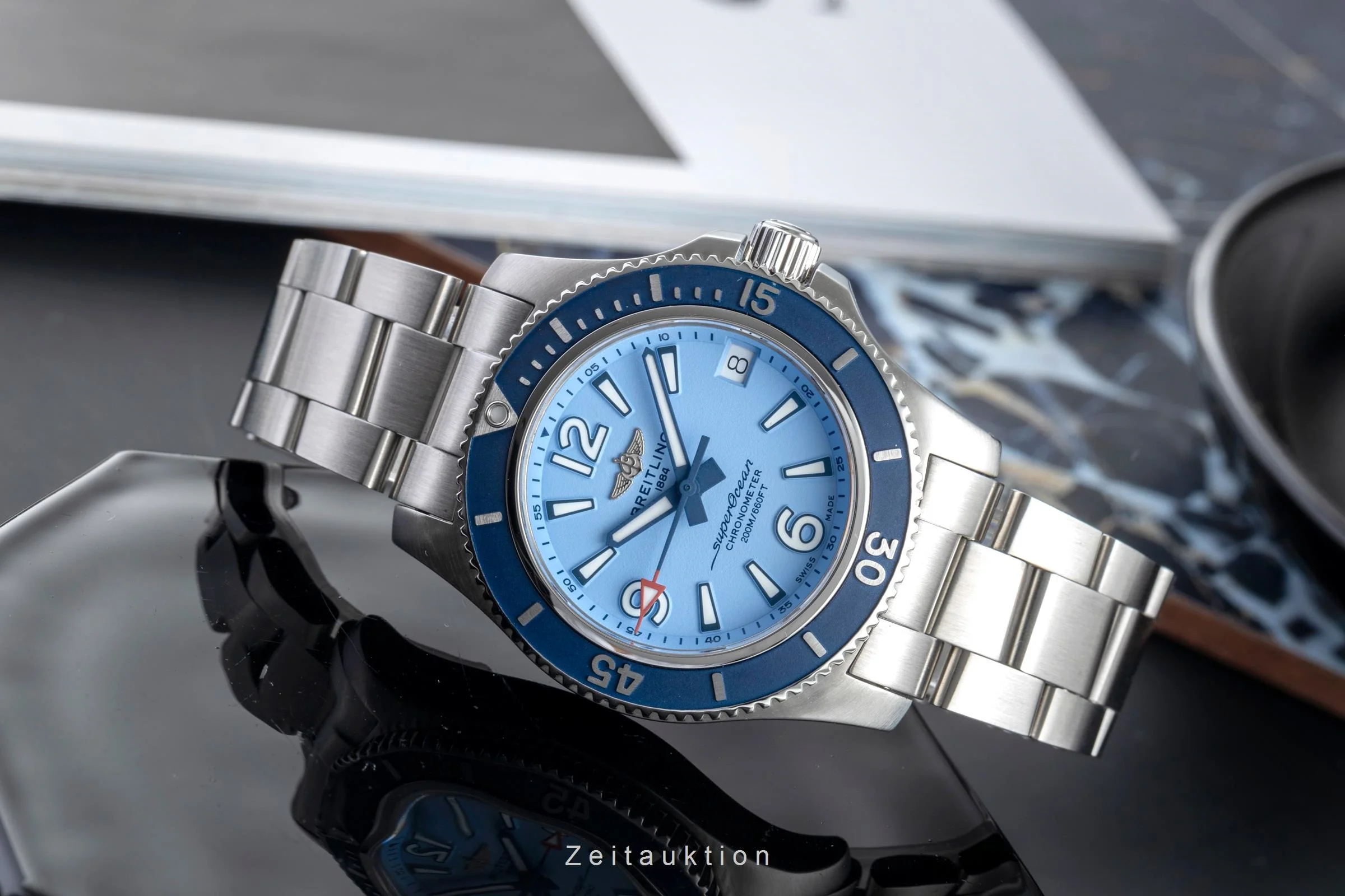 Breitling Superocean steel automatic men's watch A17316  [2505313] - Image 3