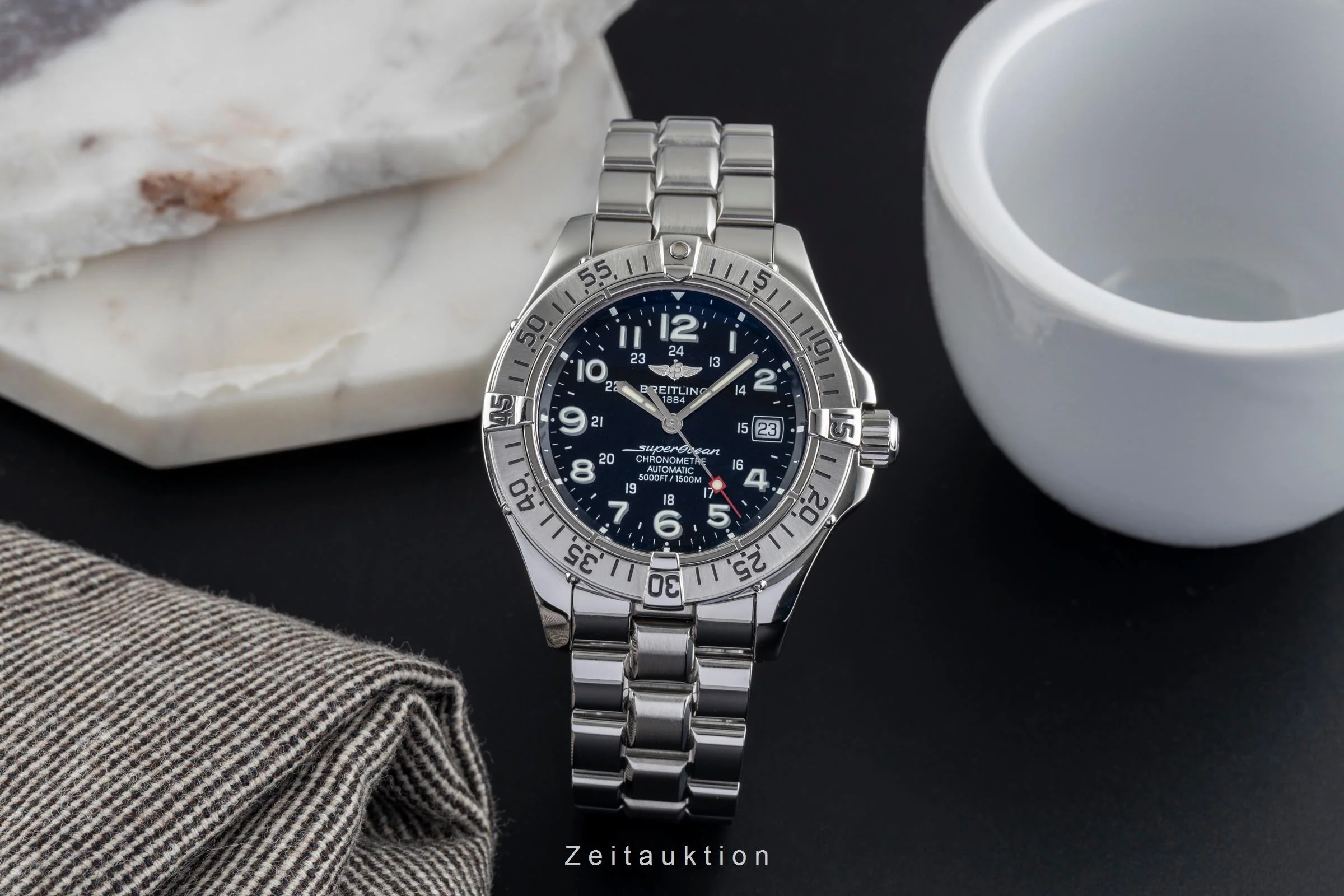 Breitling Superocean steel automatic men's watch A17360 LP: 5300EUR  [2502385] - Image 4