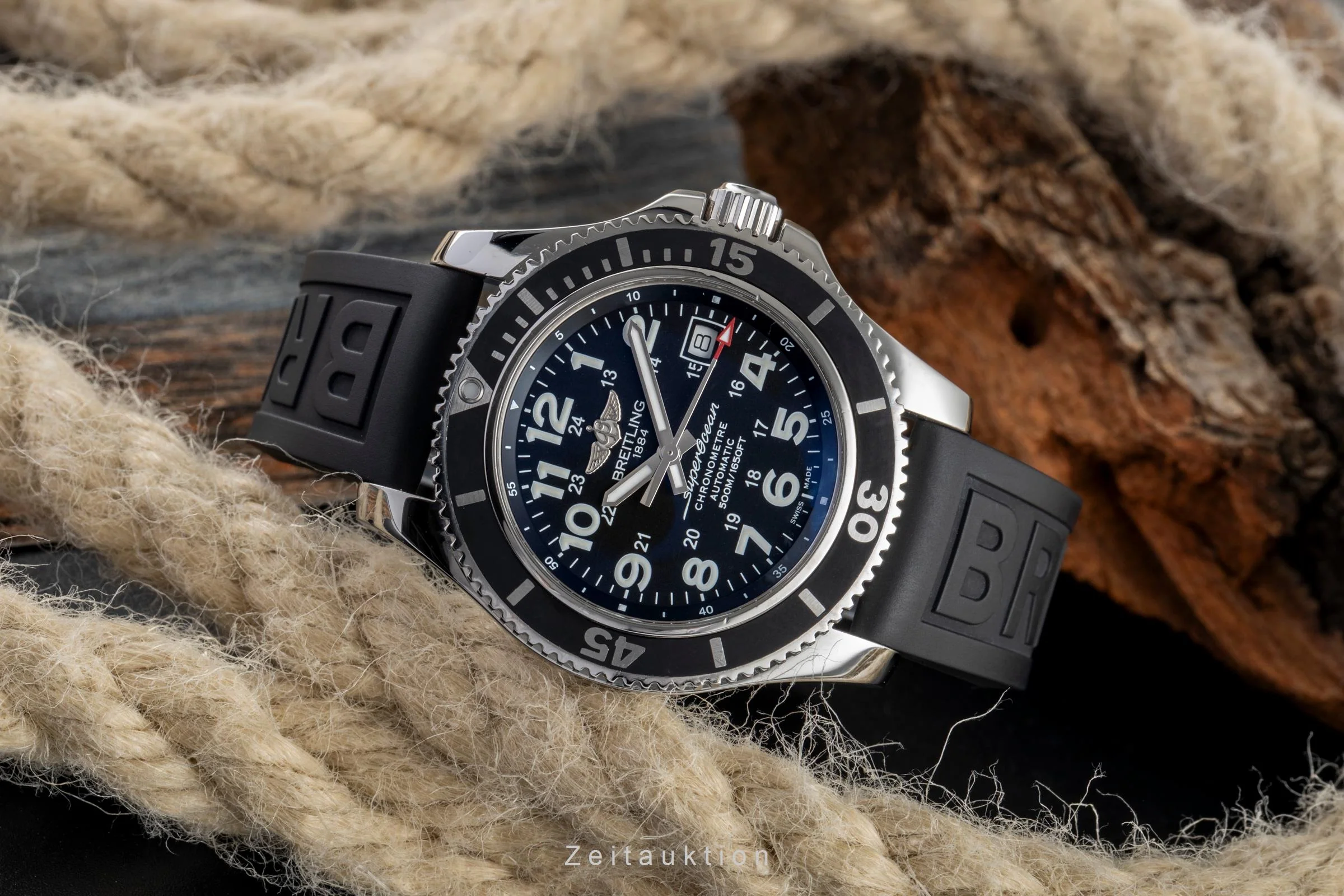 Breitling Superocean steel automatic men's watch A17365  [2502908] - Image 3