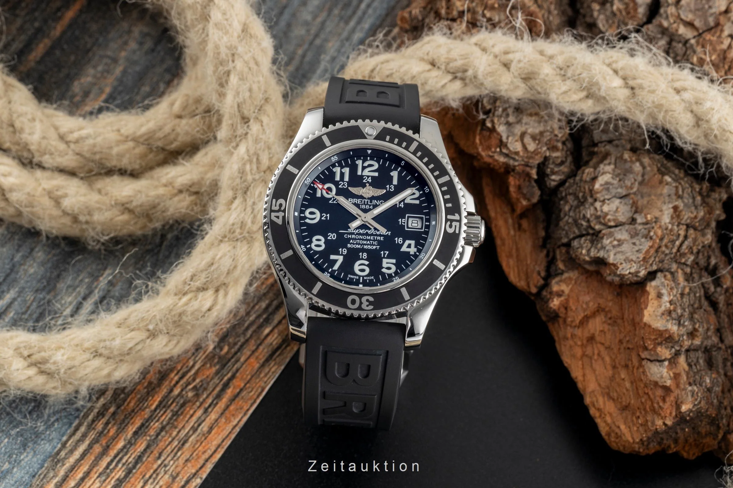Breitling Superocean steel automatic men's watch A17365  [2502908] - Image 4