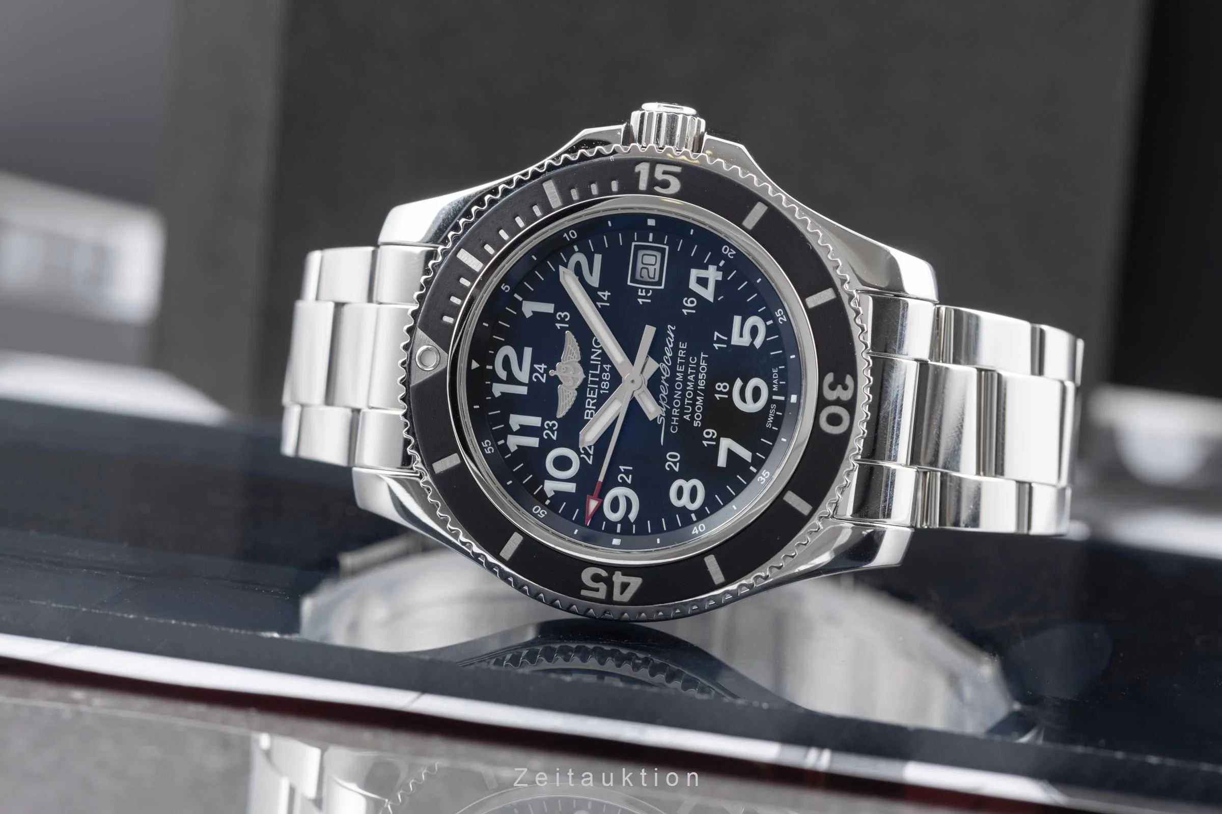 Breitling Superocean steel automatic men's watch A17365C9/BD67  [2504951] - Image 3