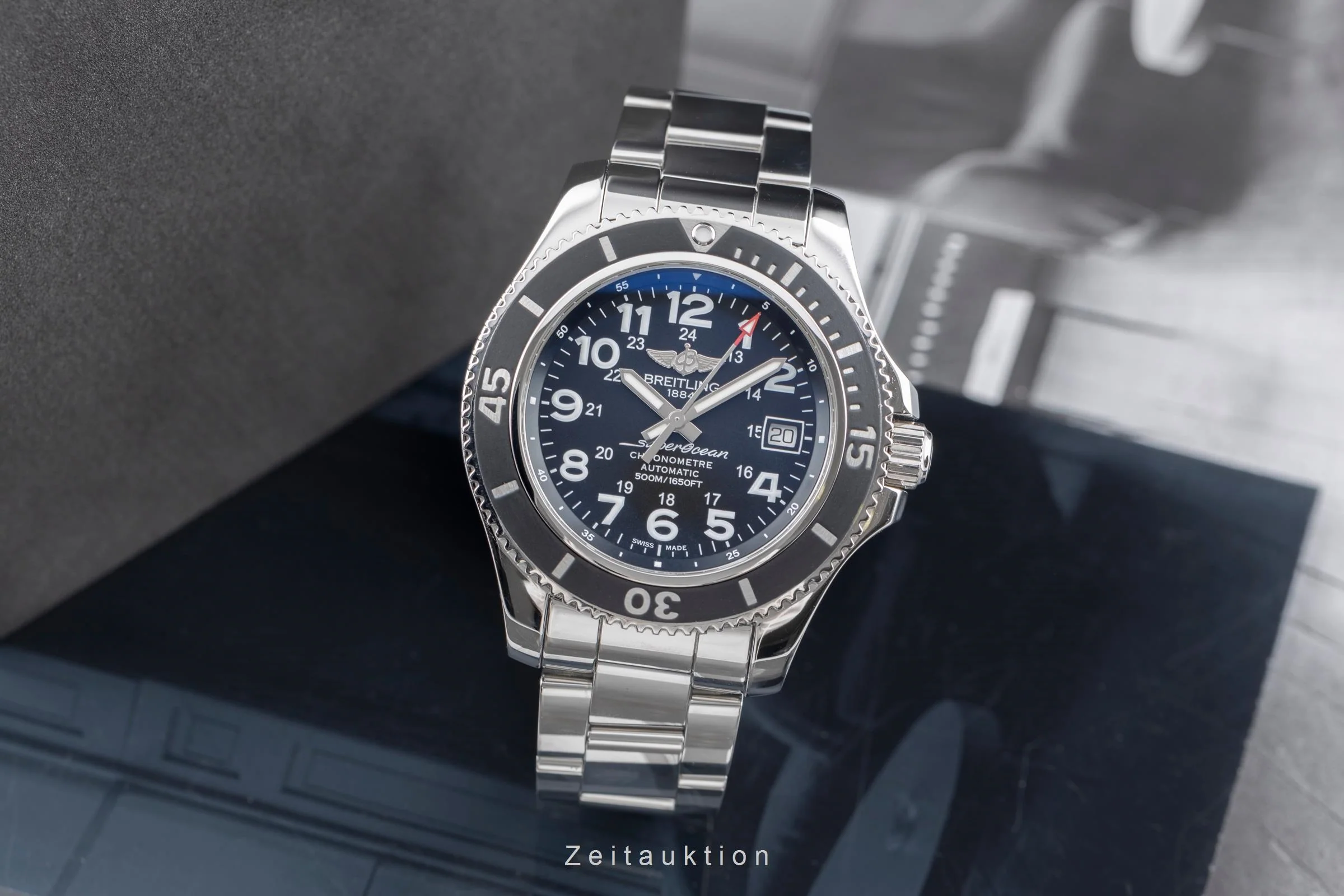 Breitling Superocean steel automatic men's watch A17365C9/BD67  [2504951] - Image 4