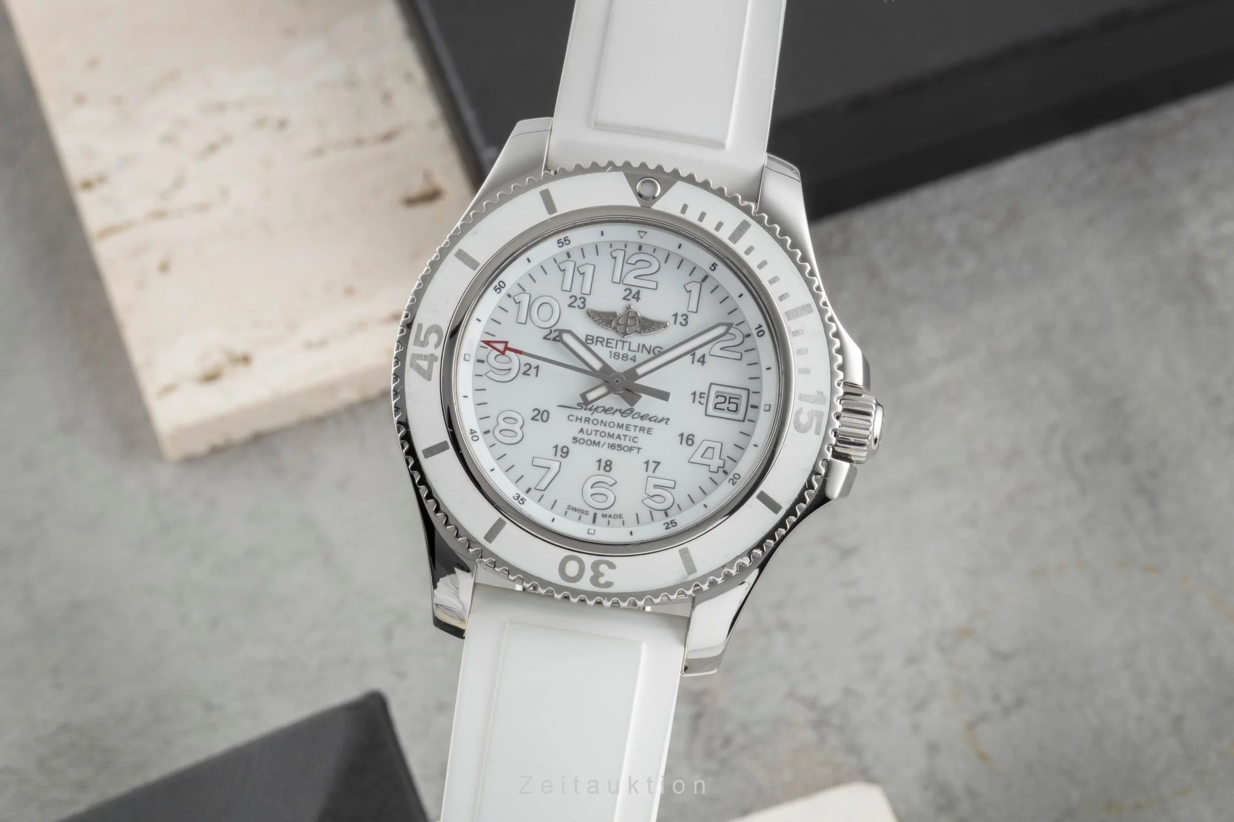 Breitling Superocean steel automatic men's watch A17365D2/A766  [2506565] - Image 2