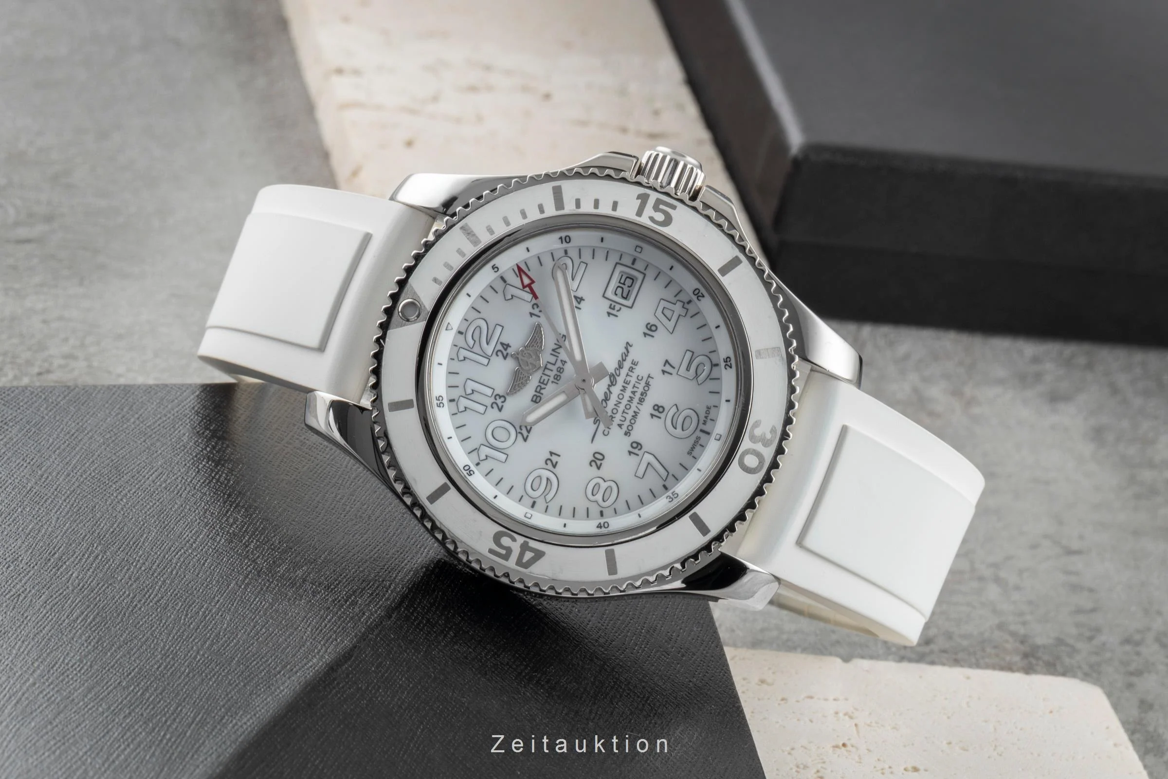 Breitling Superocean steel automatic men's watch A17365D2/A766  [2506565] - Image 3