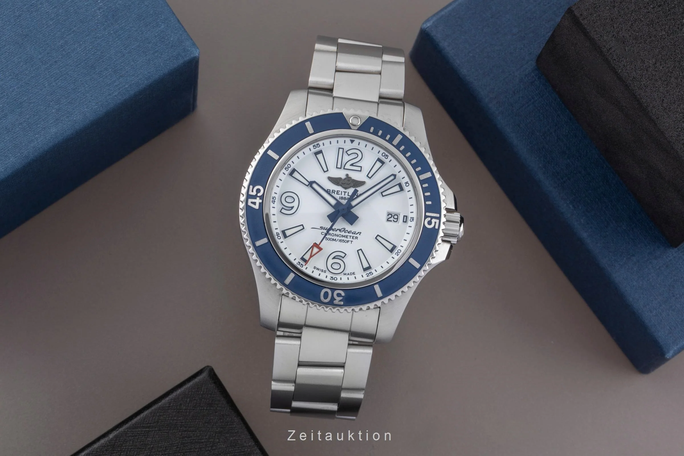 Breitling Superocean steel automatic men's watch A17366  [2506525] - Image 4