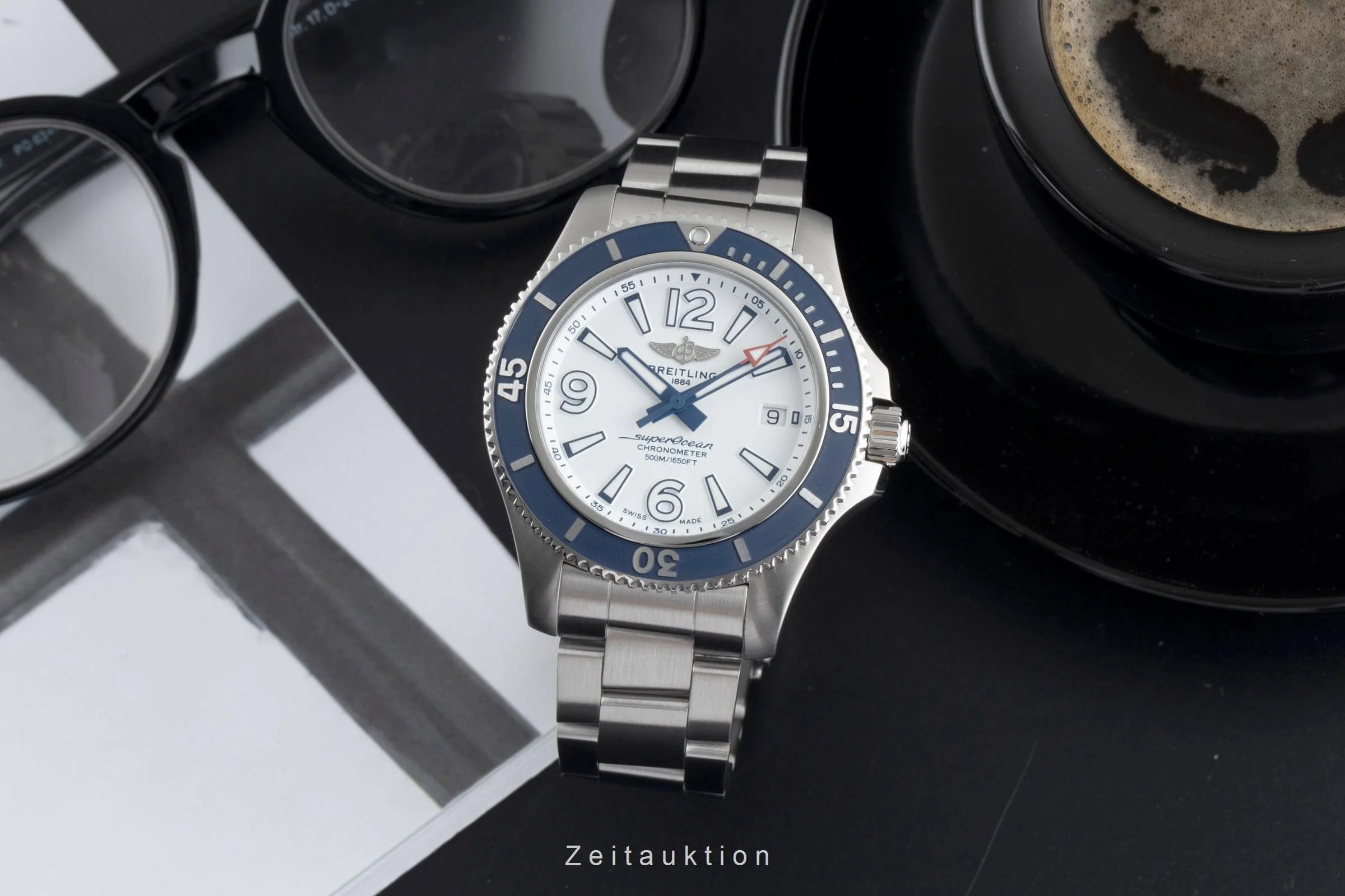 Breitling Superocean steel automatic men's watch A17366D81A1A1  [2502406] - Image 4