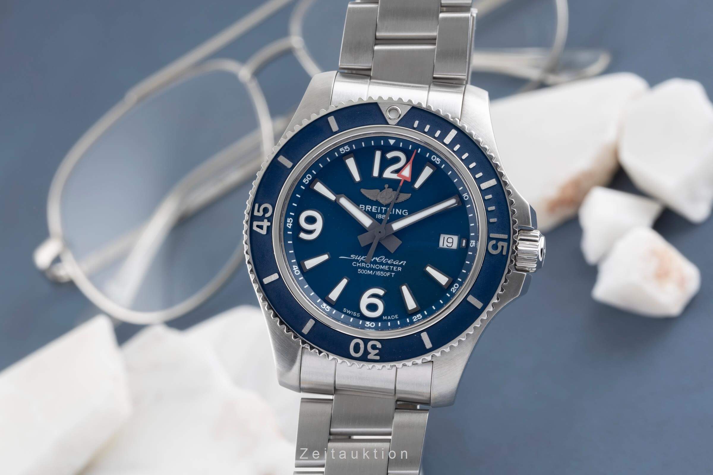 Breitling Superocean steel automatic men's watch A17366D81C1A1 LP: 4400EUR  [2501918] - Image 2