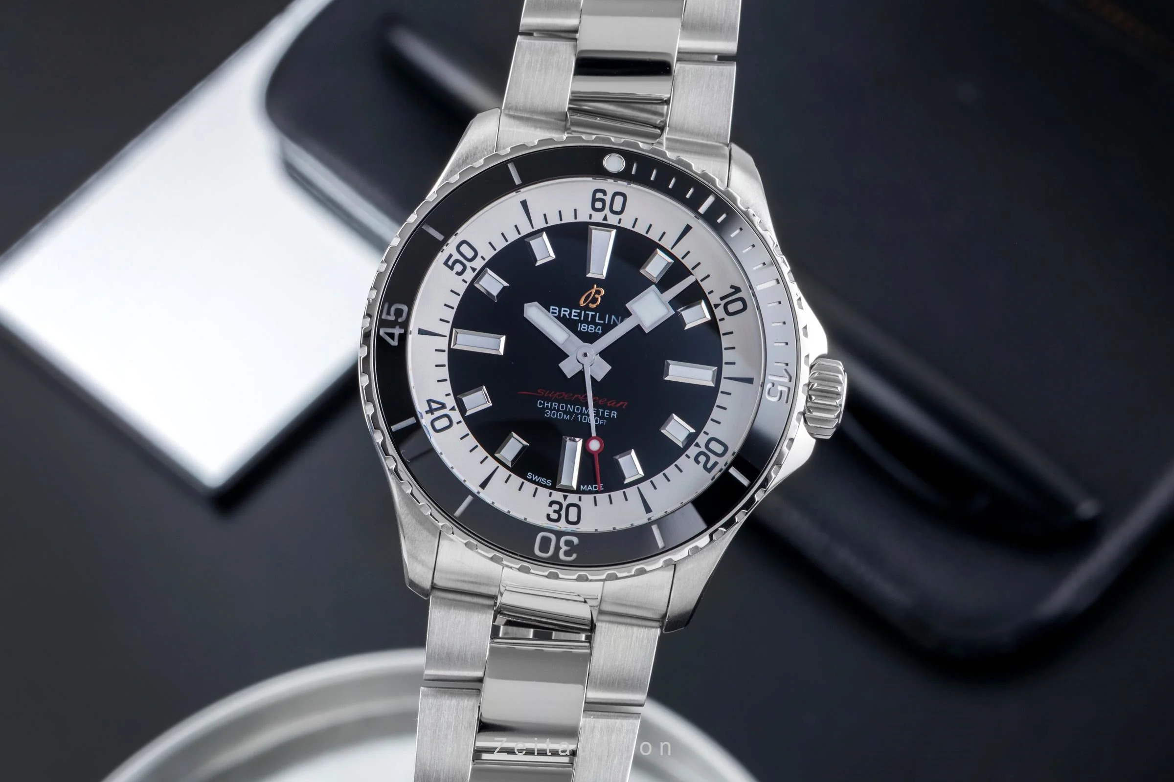 Breitling Superocean steel automatic men's watch A17375211B1A1 LP: 5650EUR  [2505494] - Image 2