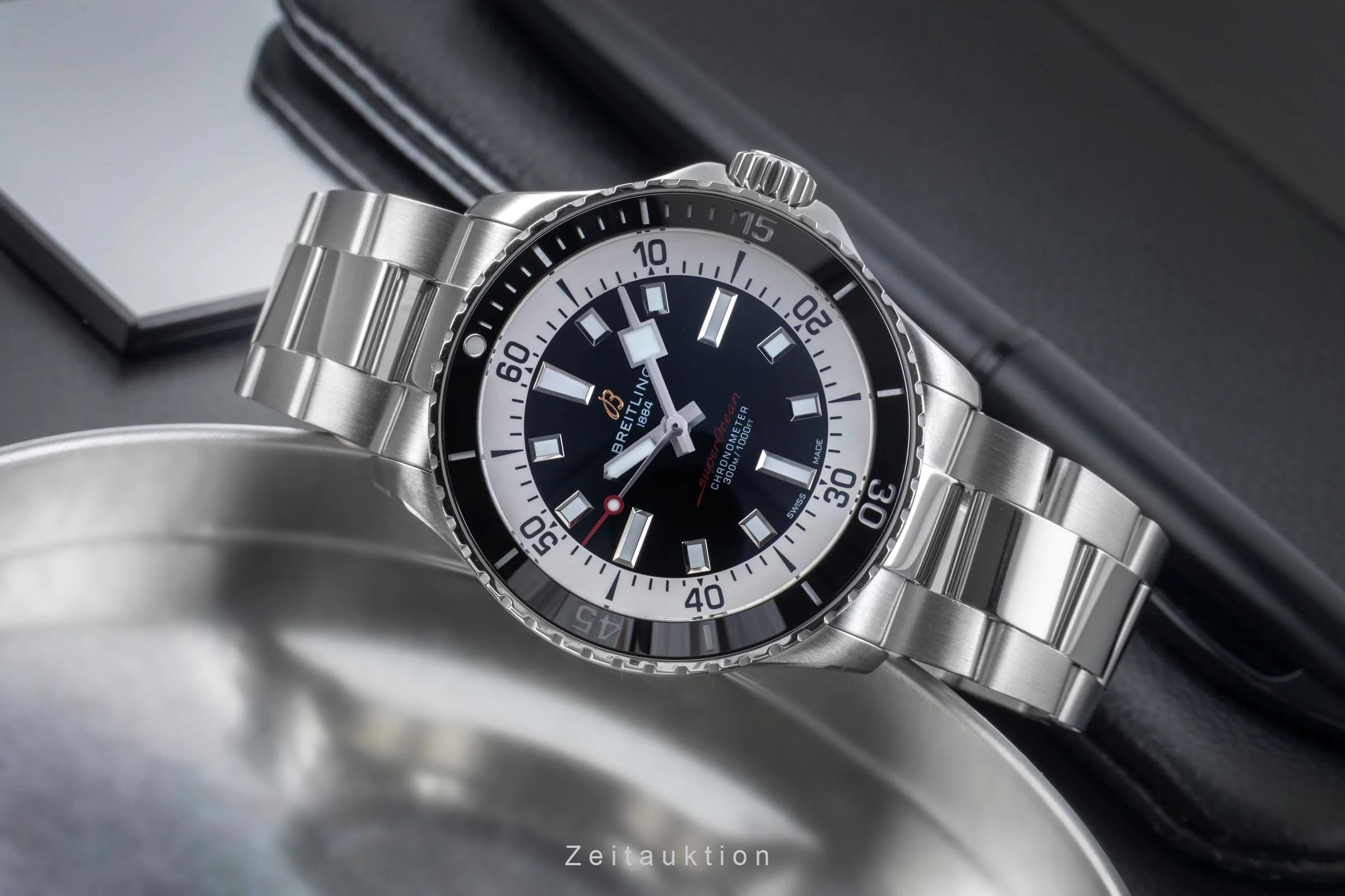 Breitling Superocean steel automatic men's watch A17375211B1A1 LP: 5650EUR  [2505494] - Image 3