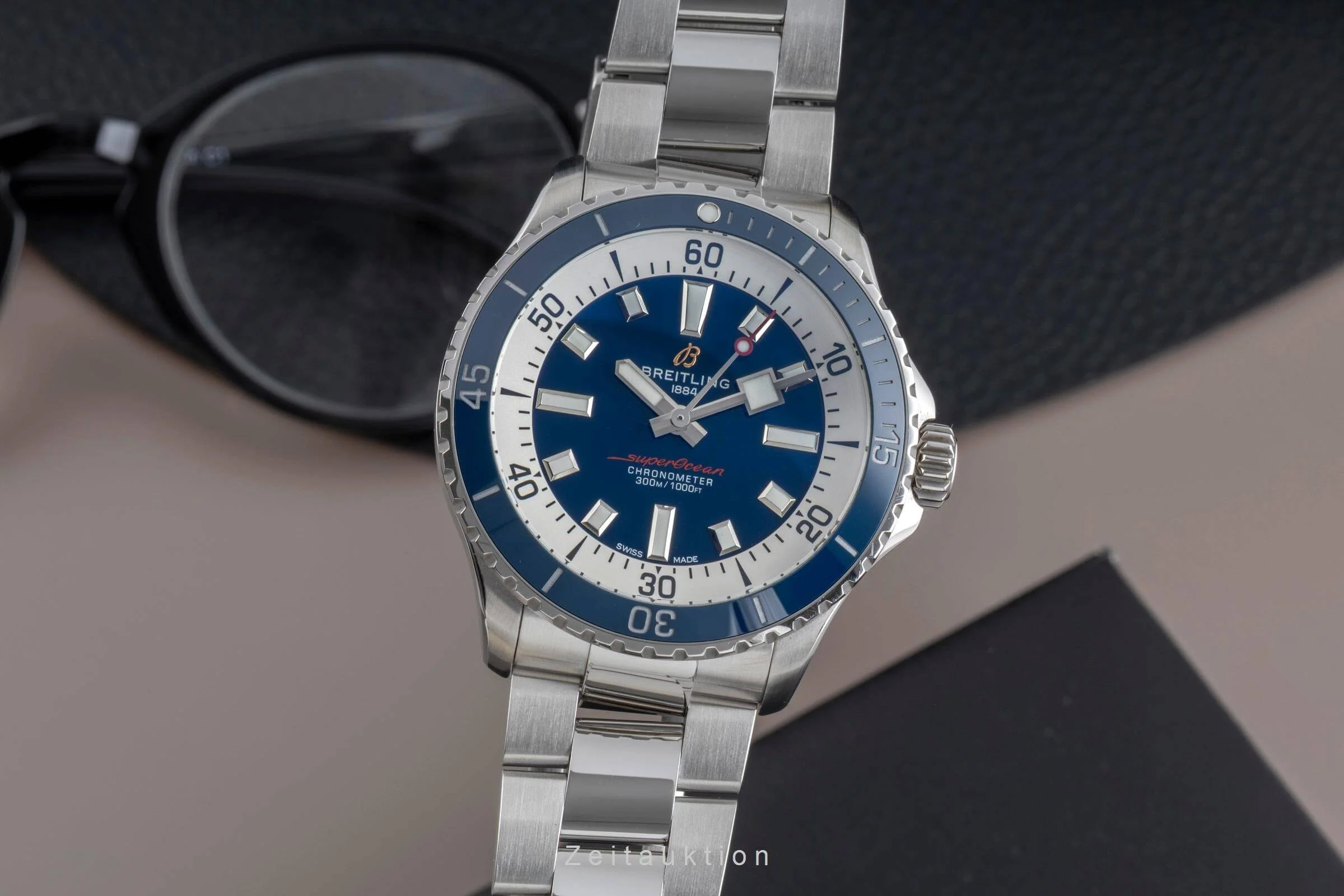 Breitling Superocean steel automatic men's watch A17375E71C1A1 LP: 5300EUR  [2502453] - Image 2