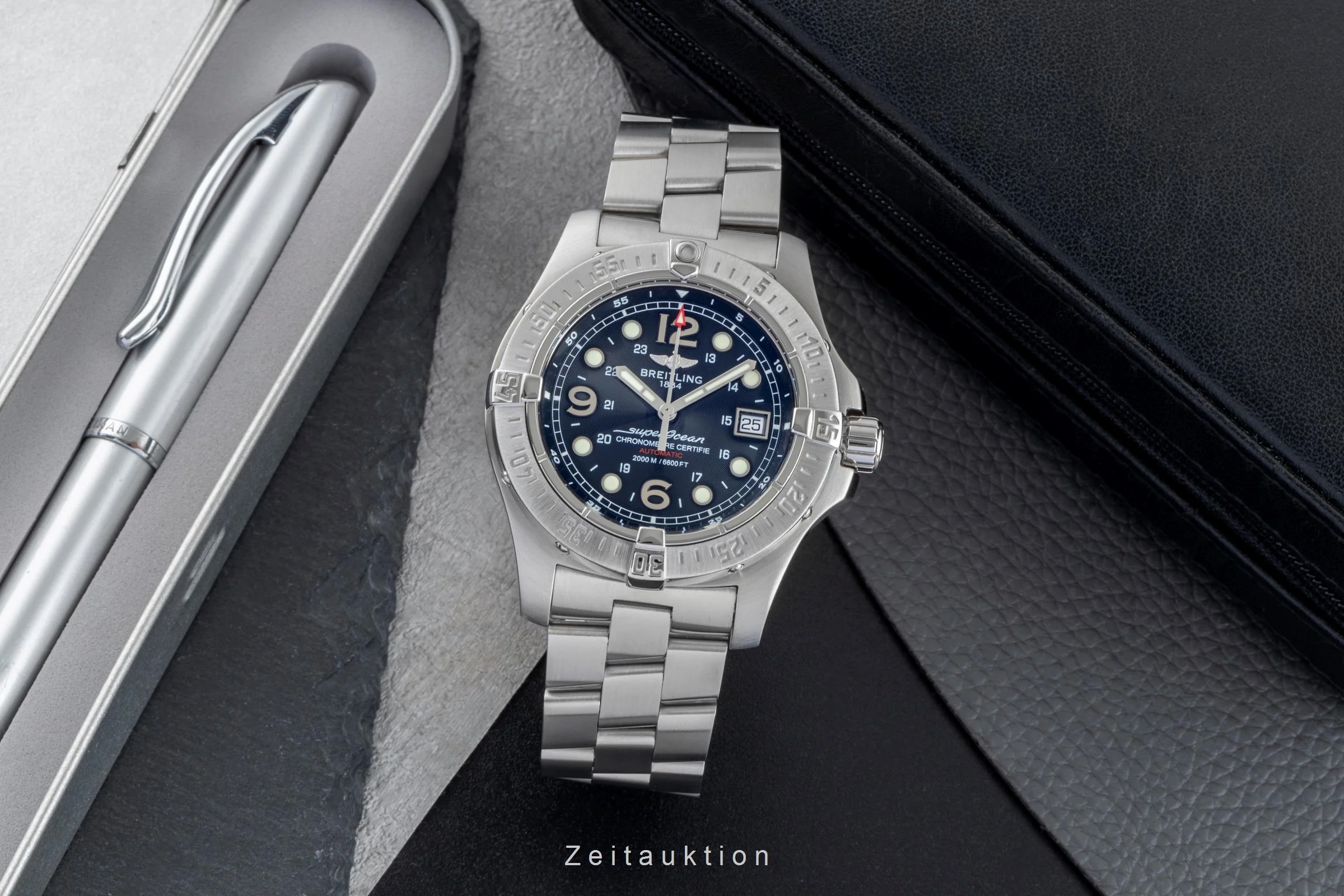 Breitling Superocean steel automatic men's watch A17390  [2506119] - Image 4