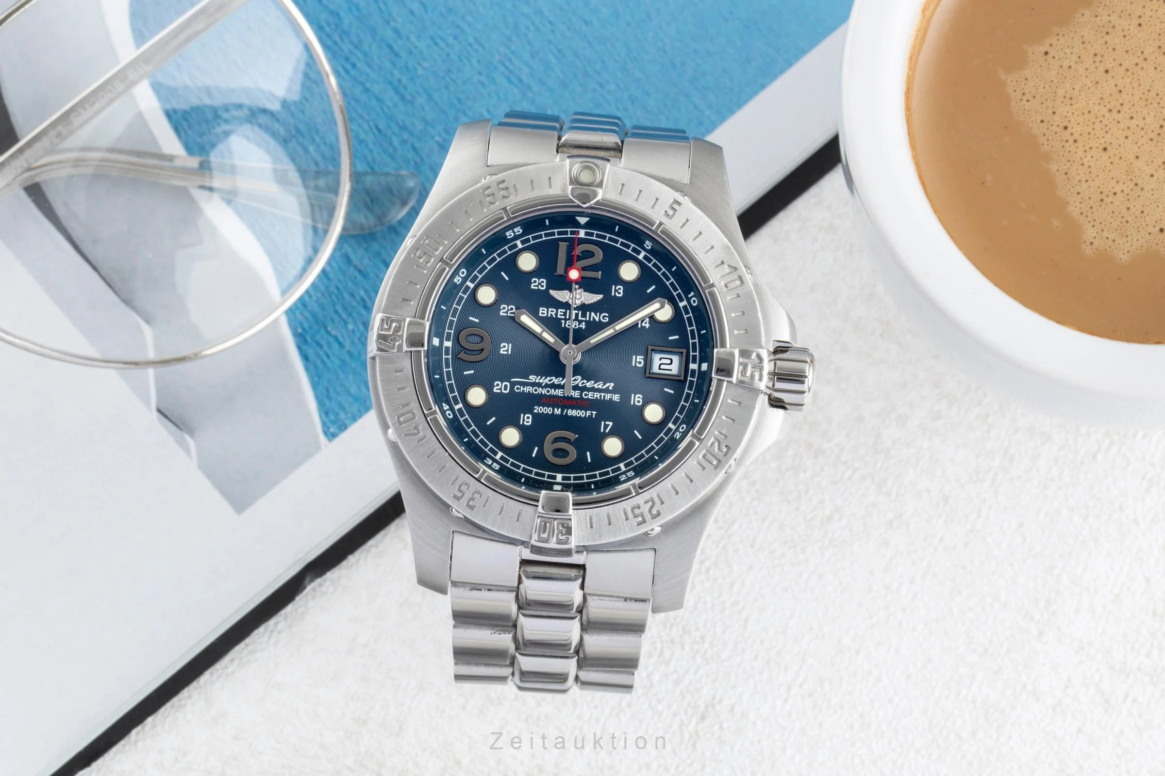 Breitling Superocean steel automatic men's watch A17390  [2600262] - Image 4