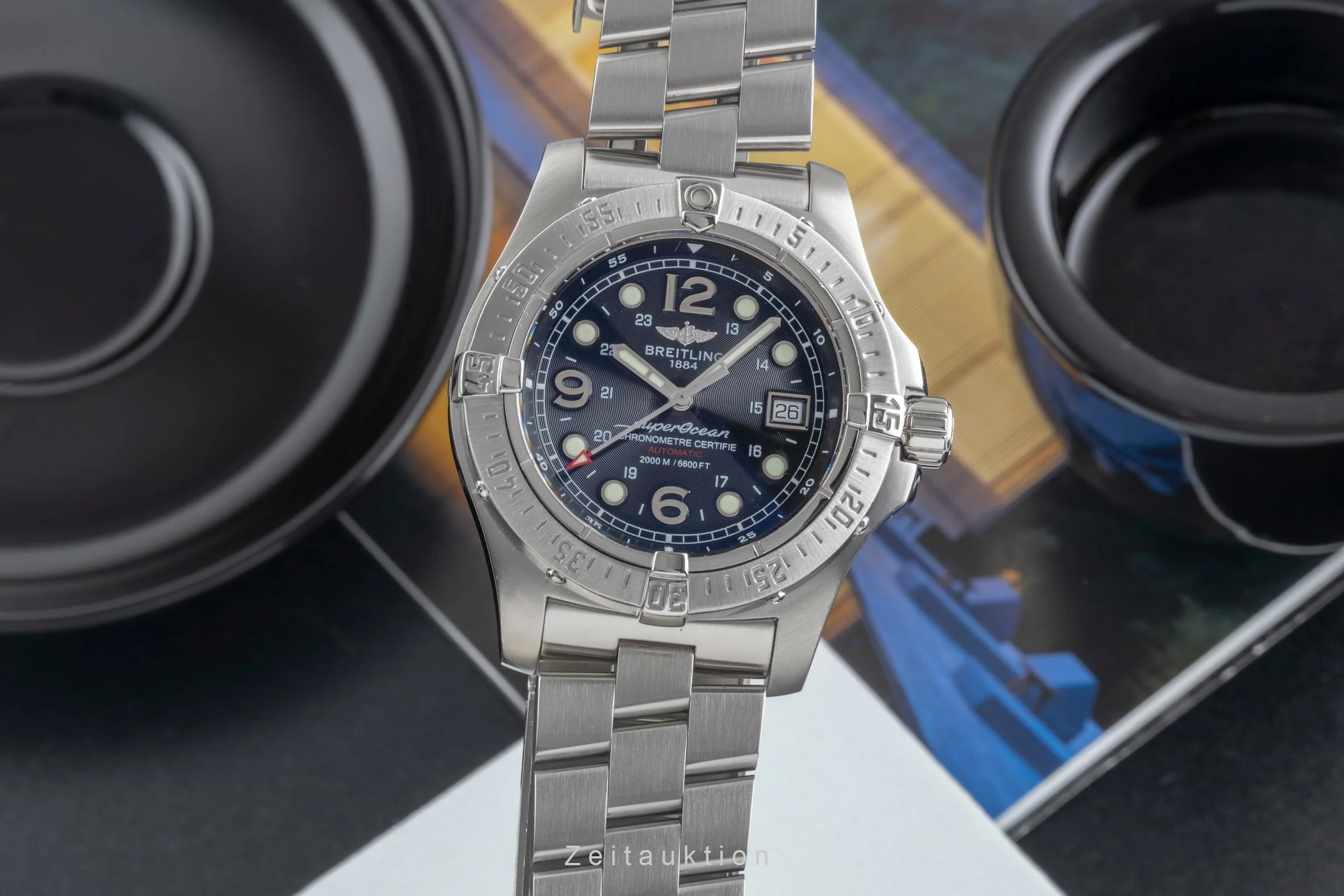 Breitling Superocean steel automatic men's watch A17390-308  [2406418] - Image 2