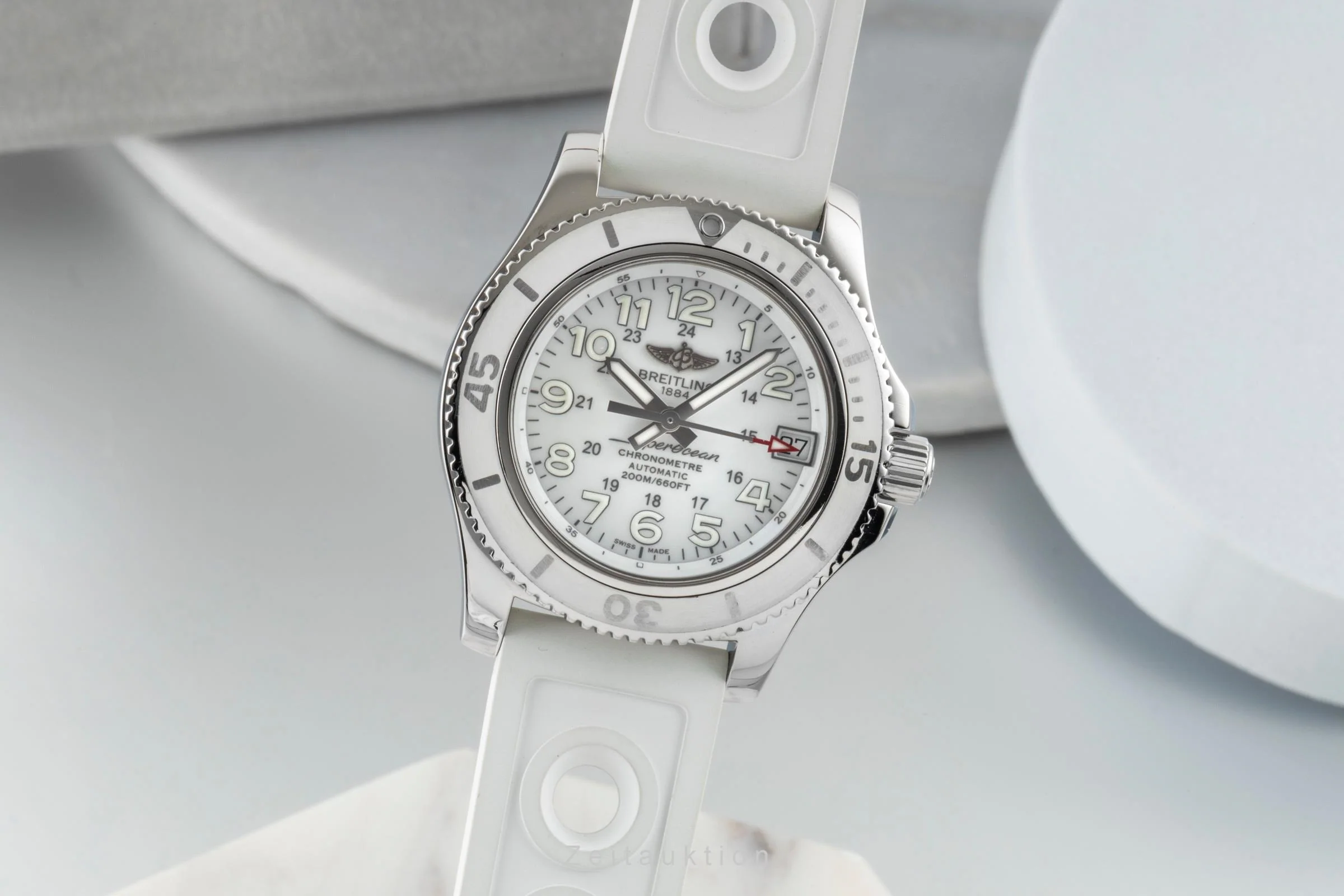 Breitling Superocean steel automatic women's watch A17312 LP: 3650EUR  [2600873] - Image 2