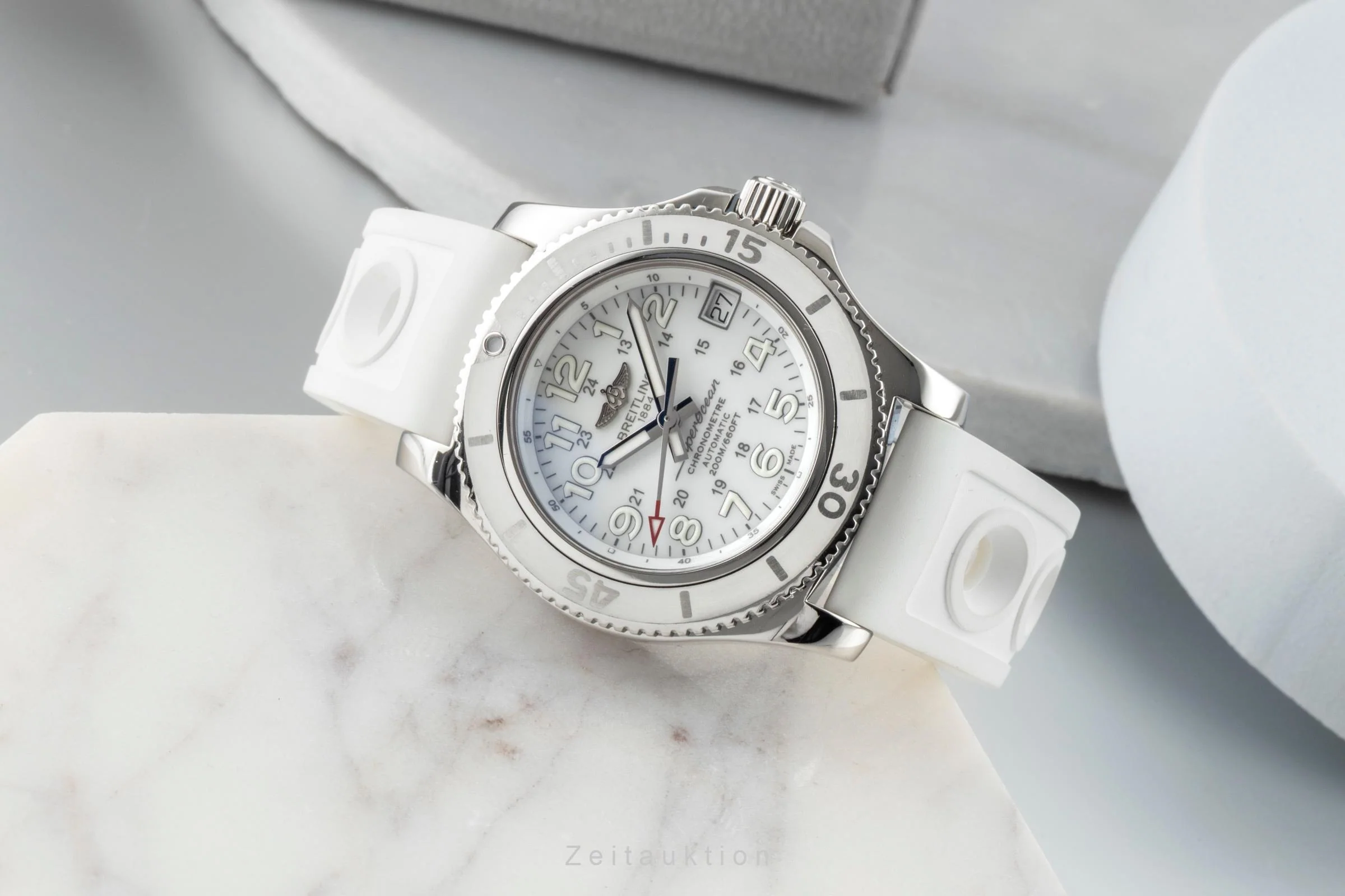 Breitling Superocean steel automatic women's watch A17312 LP: 3650EUR  [2600873] - Image 3