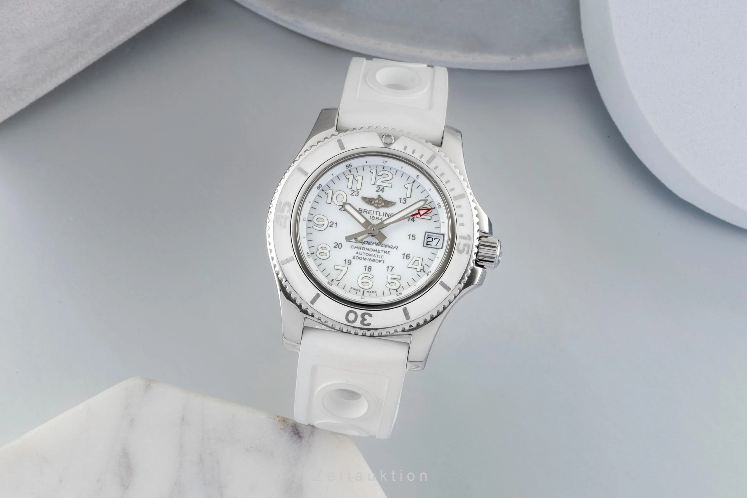 Breitling Superocean steel automatic women's watch A17312 LP: 3650EUR  [2600873] - Image 4