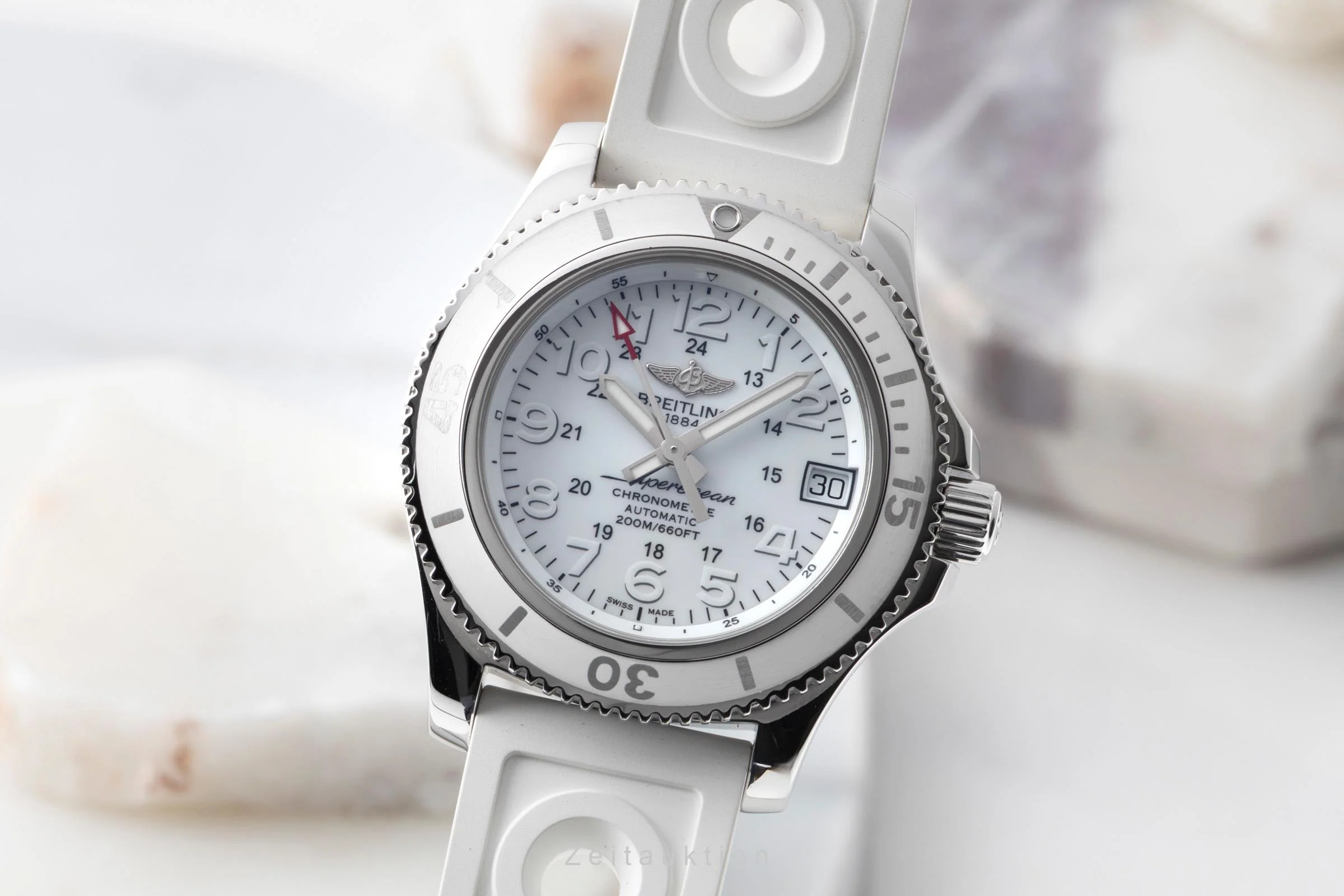 Breitling Superocean steel automatic women's watch A17312D2/A775 LP: 5350EUR  [2600459] - Image 2