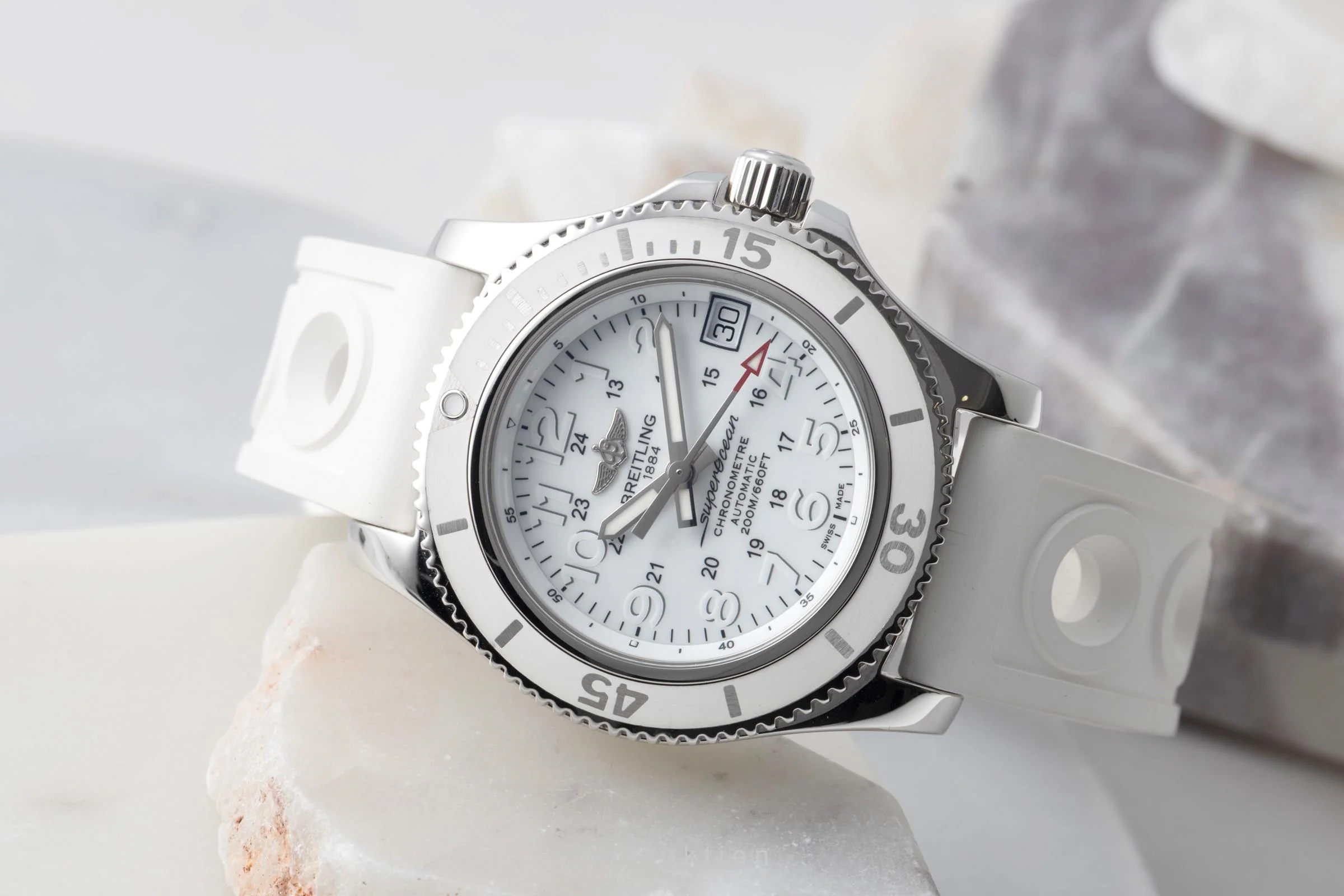 Breitling Superocean steel automatic women's watch A17312D2/A775 LP: 5350EUR  [2600459] - Image 3