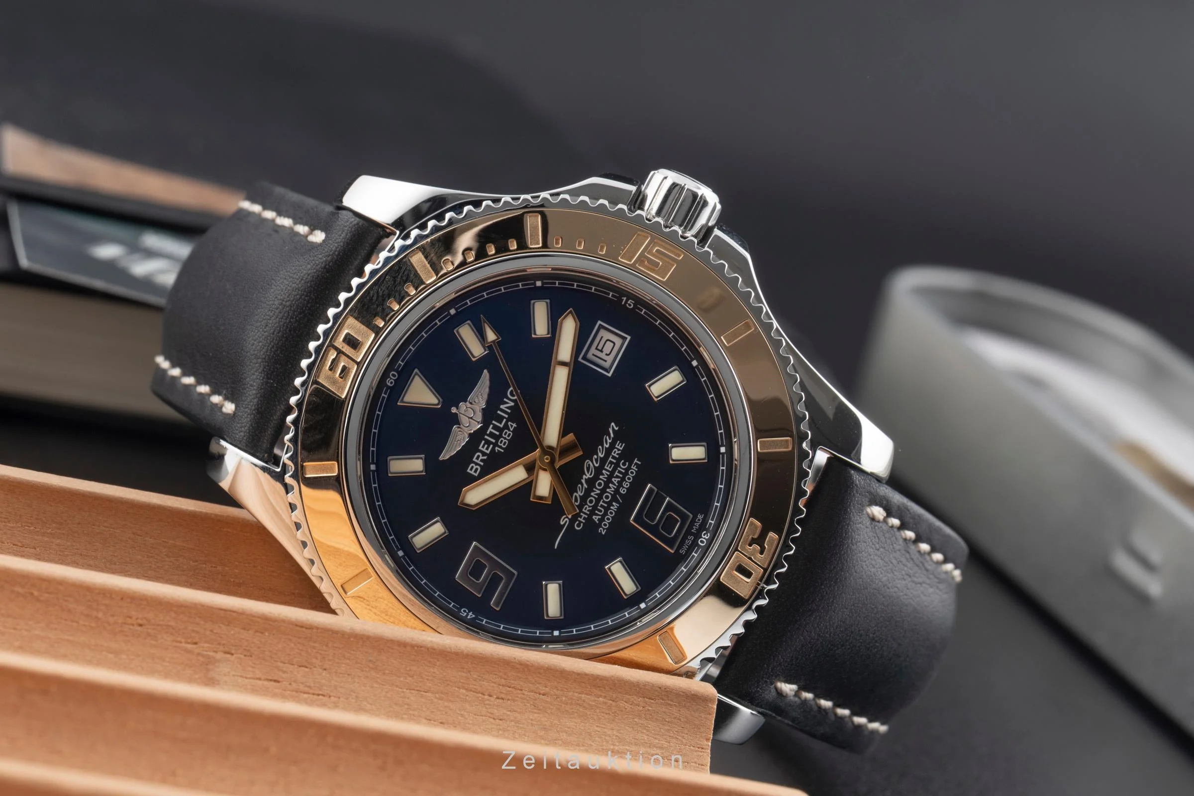 Breitling Superocean steel / gold automatic men's watch C1739112/BA77 LP: 7750EUR  [2600816] - Image 3